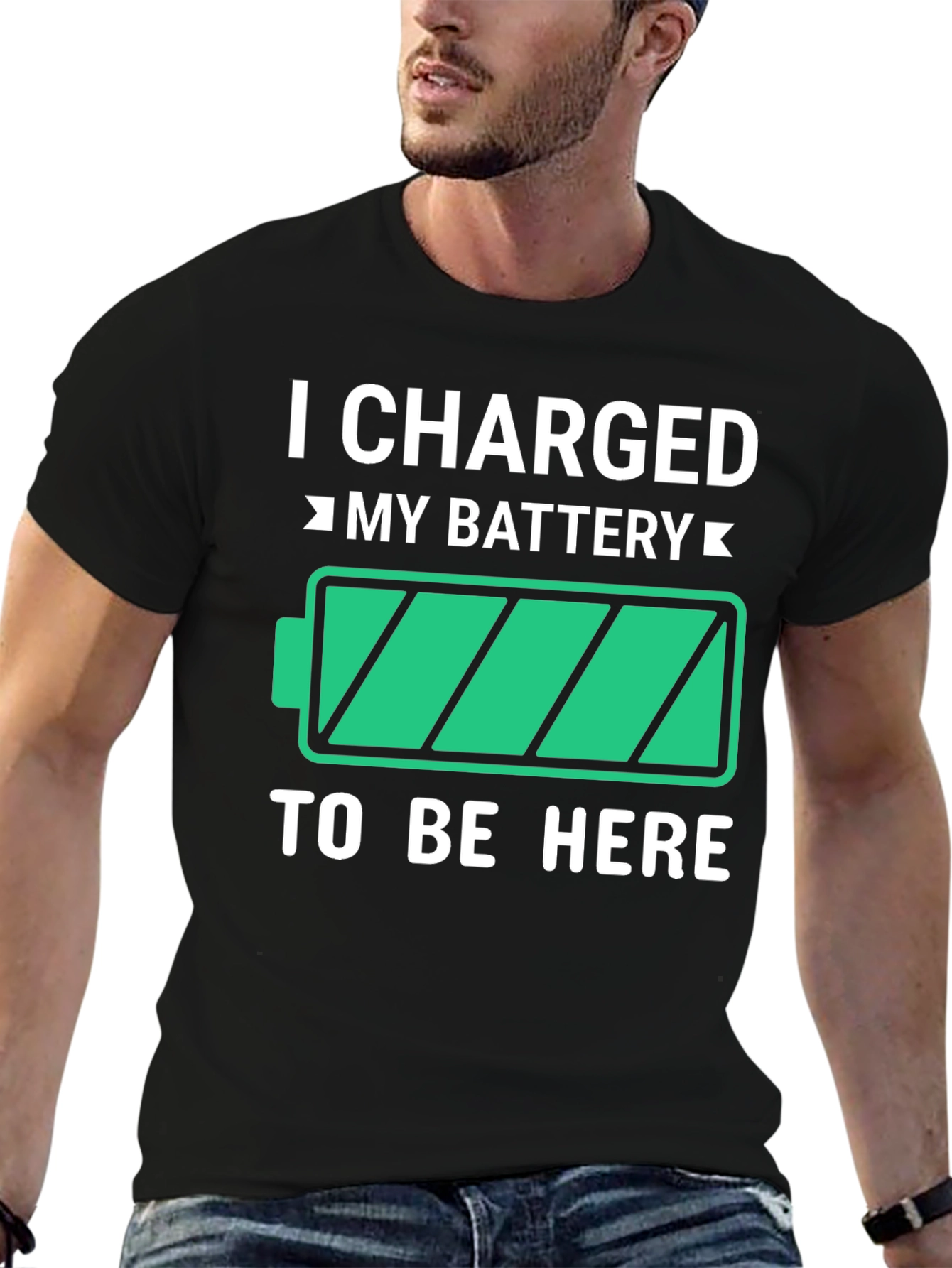 I Charged My Battery Funny T-Shirt
