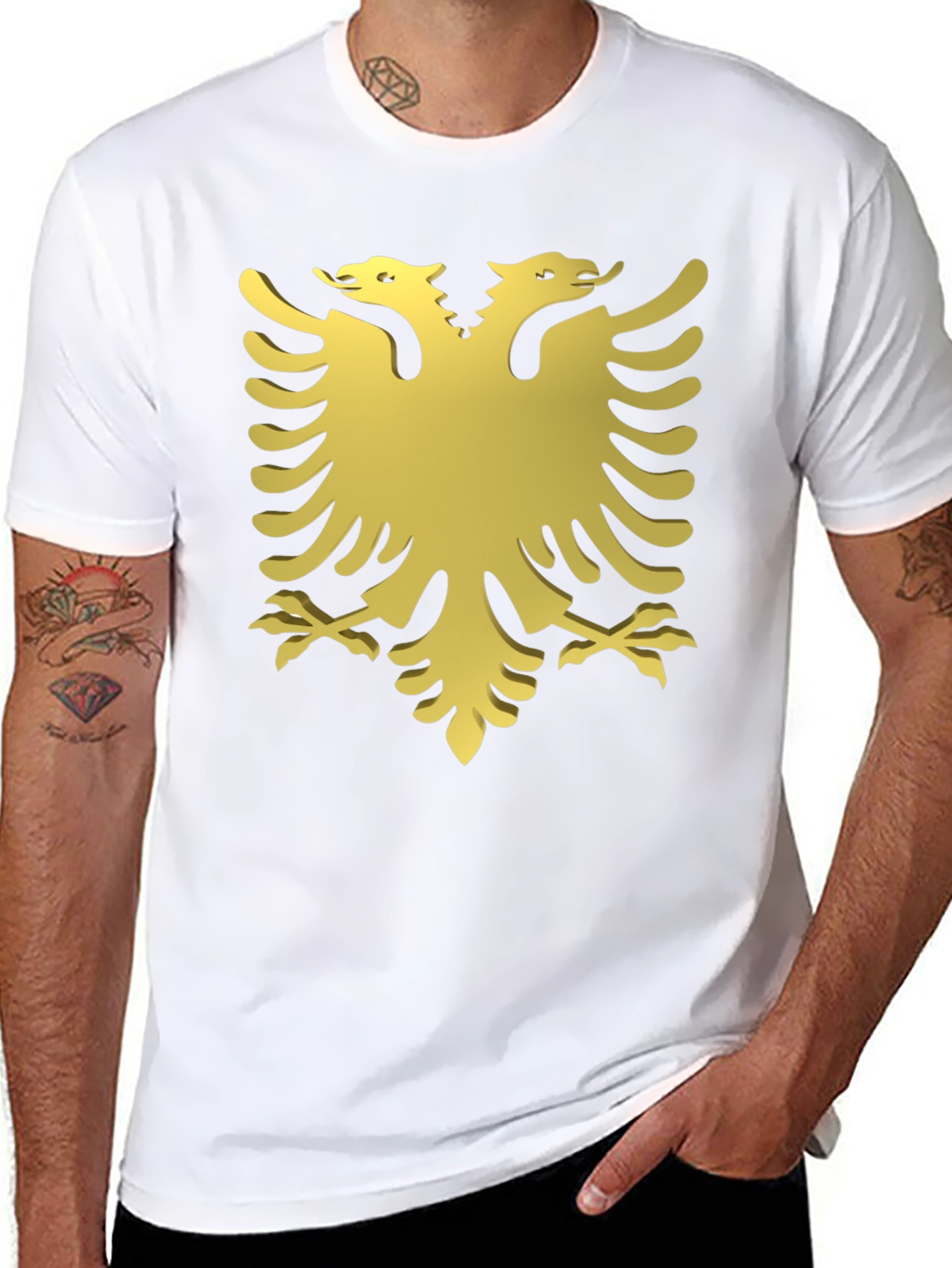 Albanian Eagle Graphic T-Shirt - Stylish & Unique