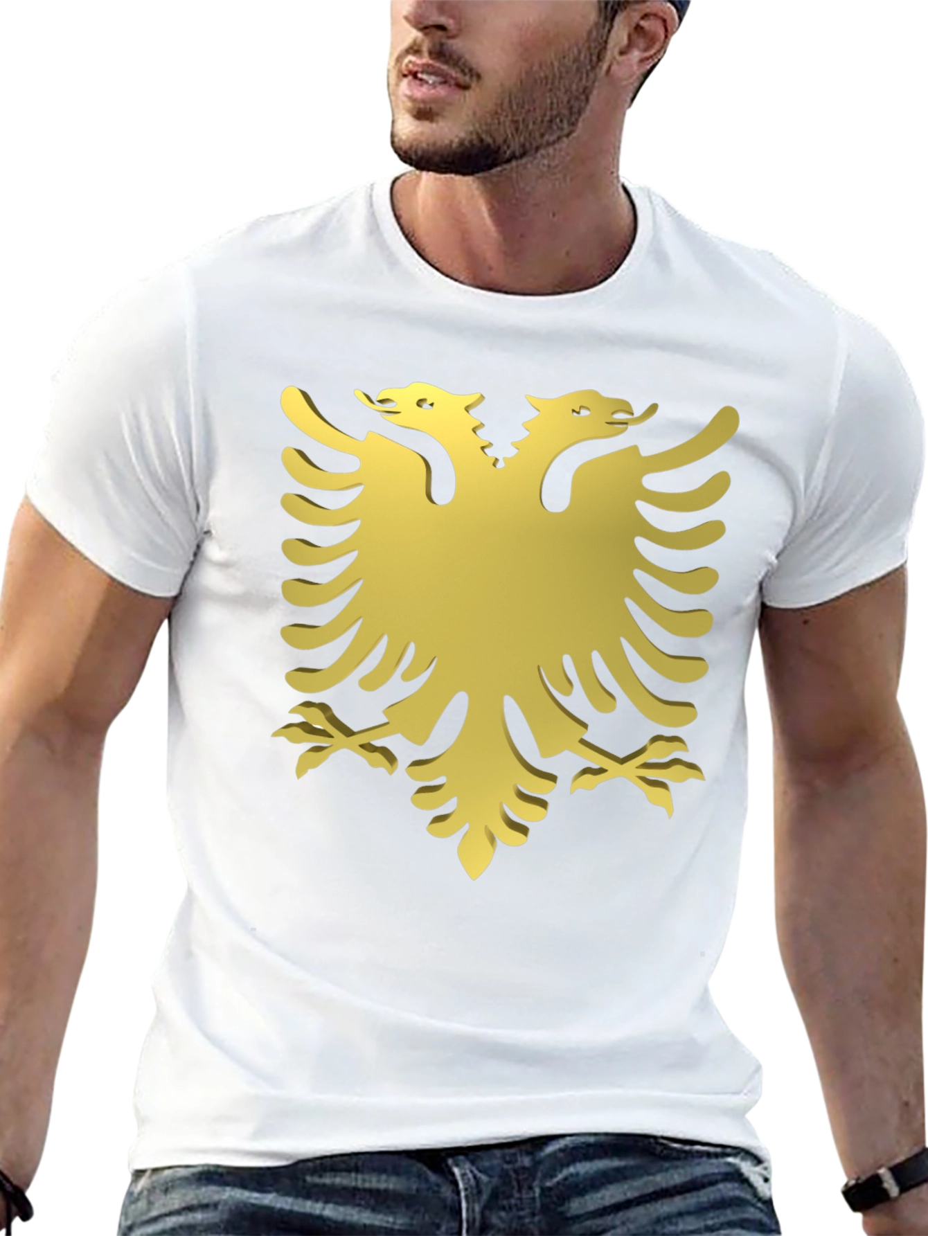 Albanian Eagle Graphic T-Shirt - Stylish & Unique