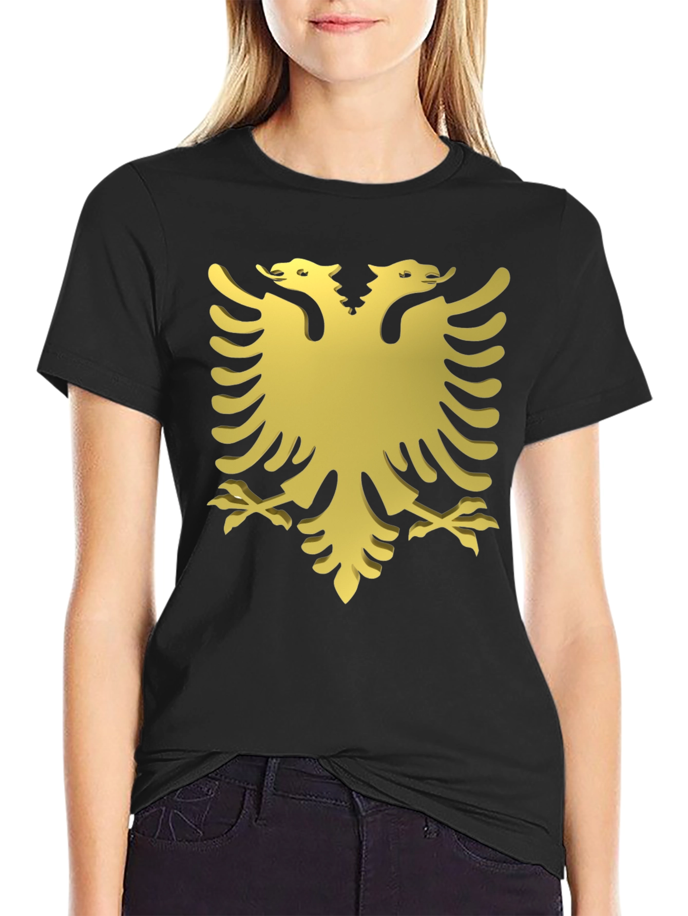 Albanian Eagle Graphic T-Shirt - Stylish & Unique