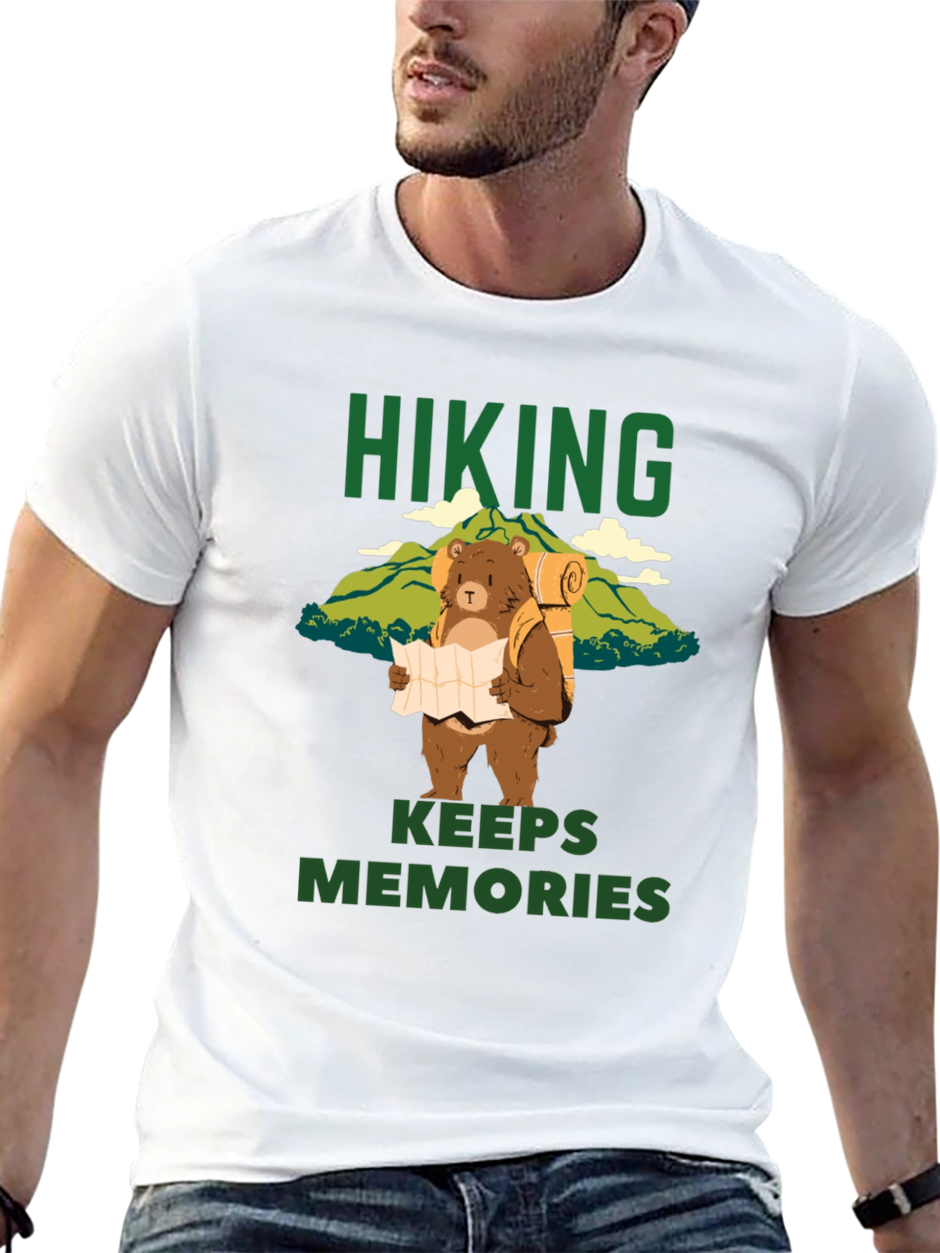 Hiking Bear Graphic Tee