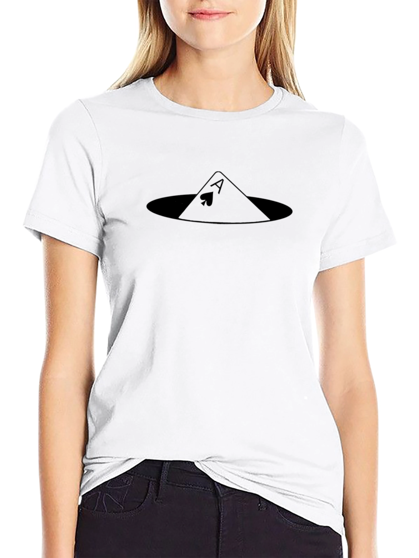 Ace of Spades Graphic Black T-Shirt