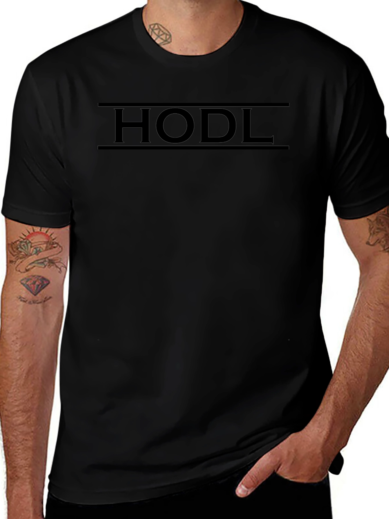 HODL Crypto T-Shirt - Bitcoin Enthusiast Apparel