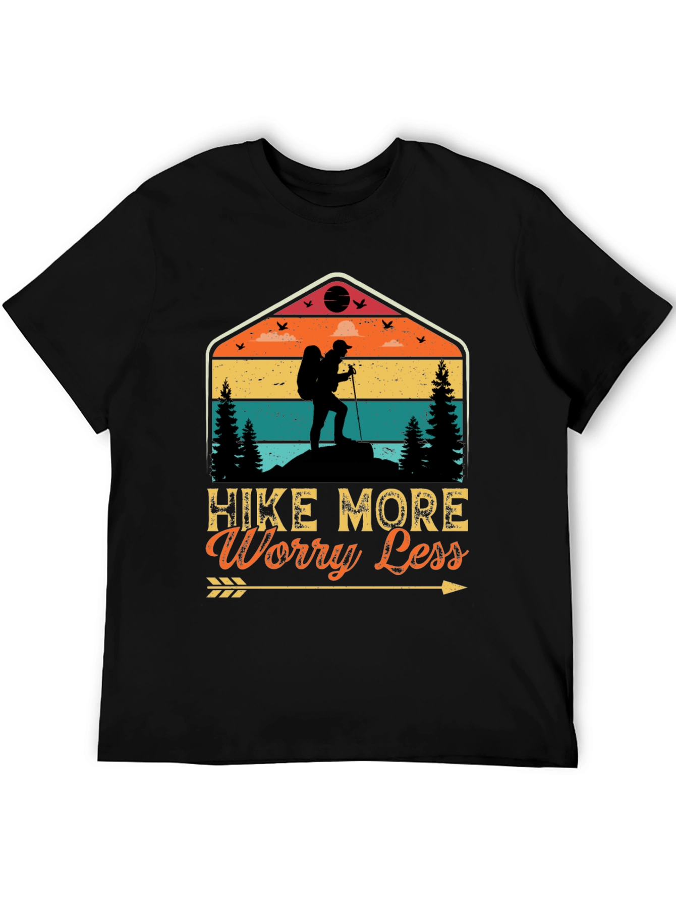 Hike More Worry Less Graphic Tee