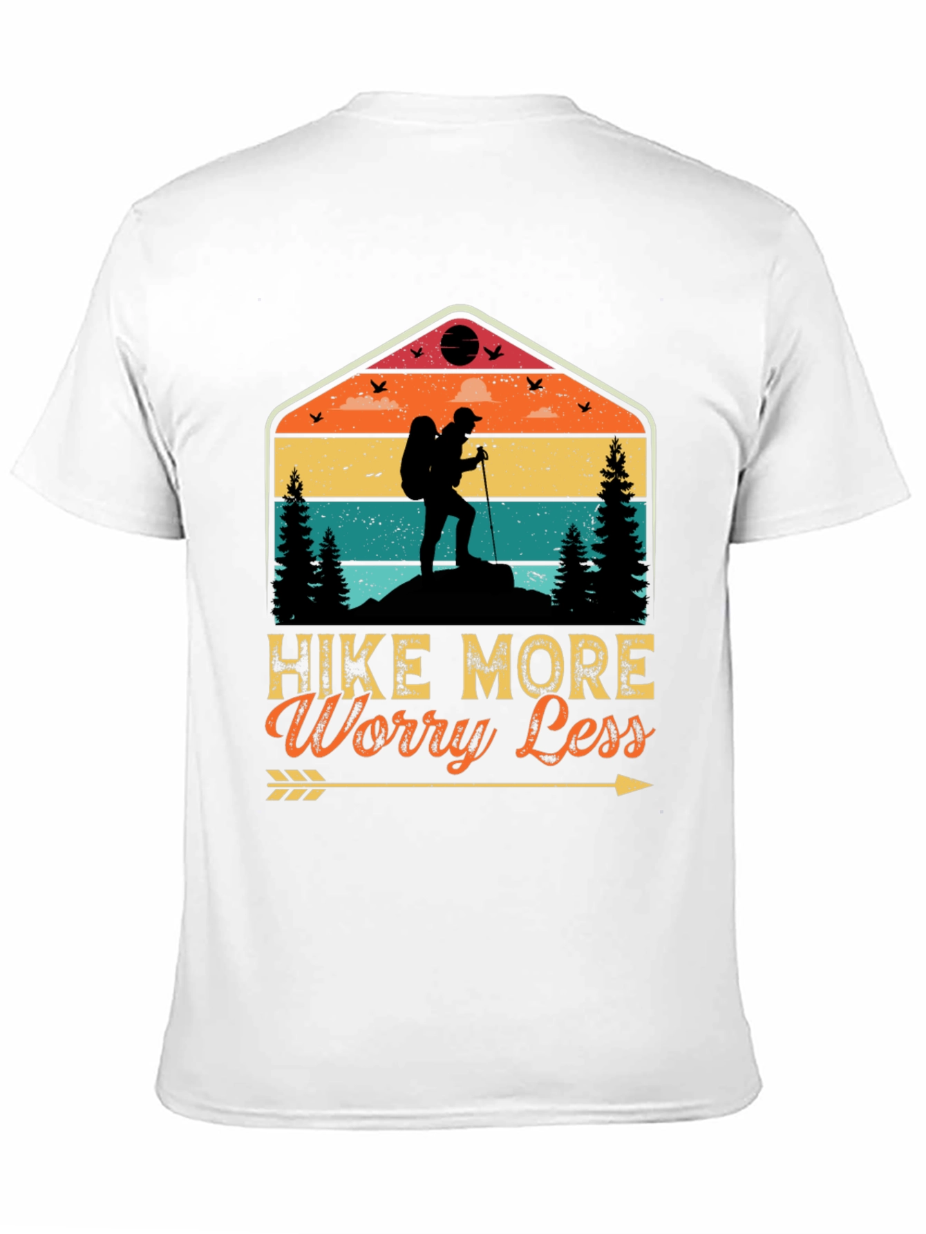 Hike More Worry Less Graphic Tee
