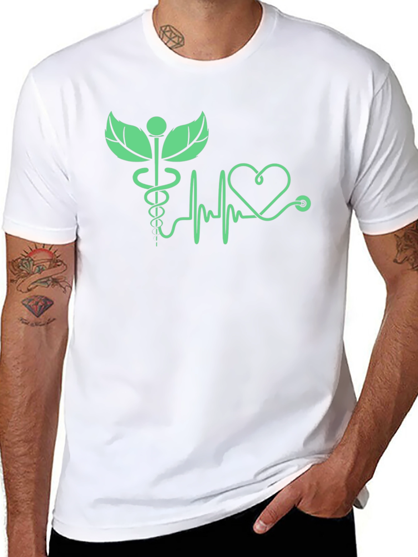 Herbal Medicine Heartbeat T-Shirt