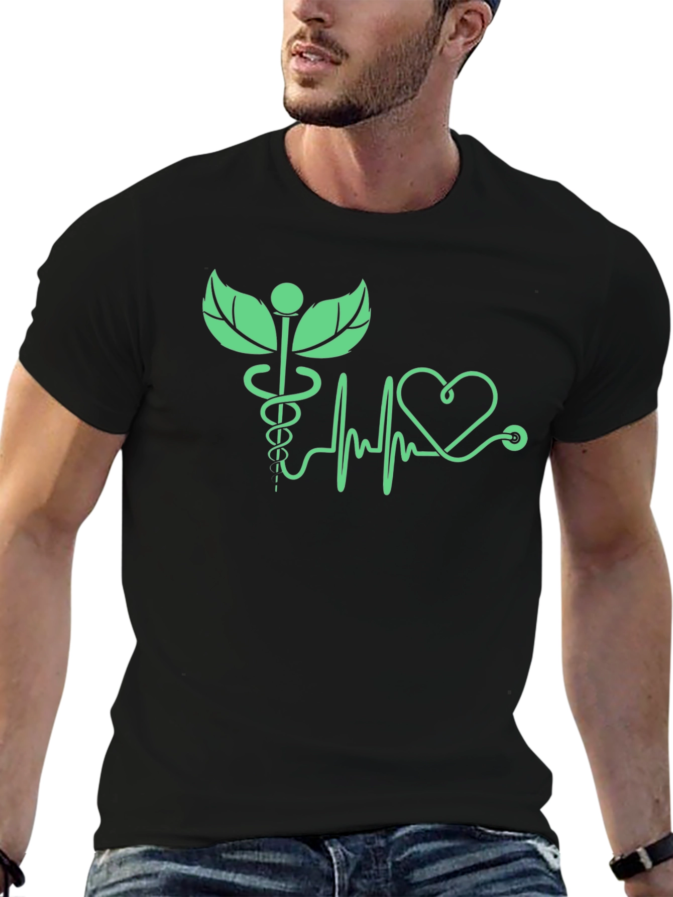Herbal Medicine Heartbeat T-Shirt