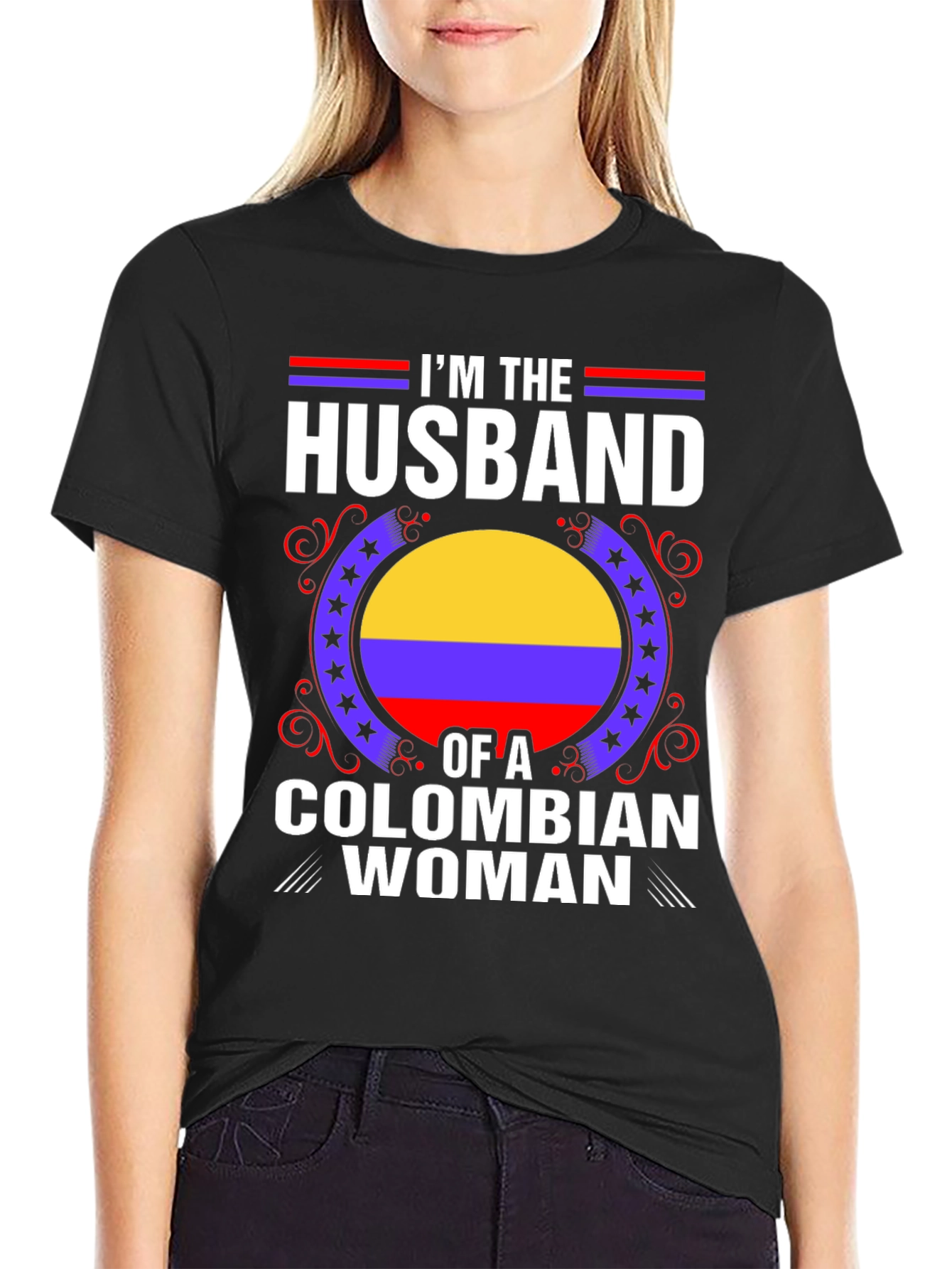 Husband of a Colombian Woman T-Shirt