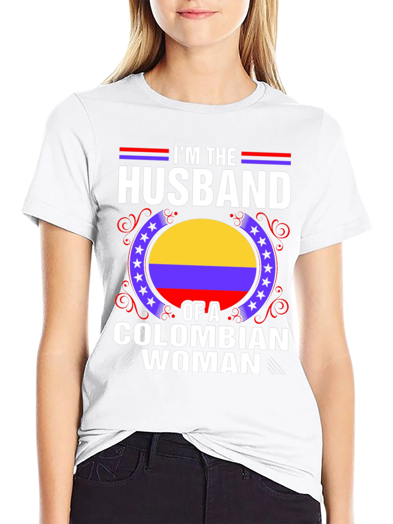 Husband of a Colombian Woman T-Shirt
