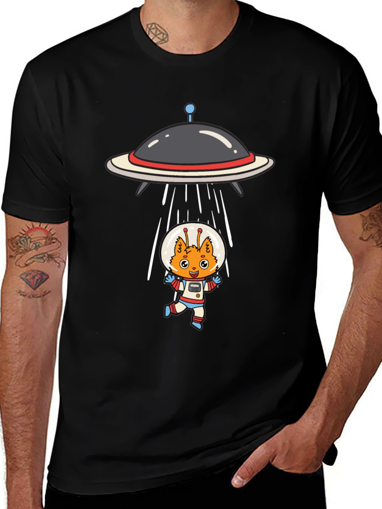 Alien Abduction T-Shirt: Funny UFO Design