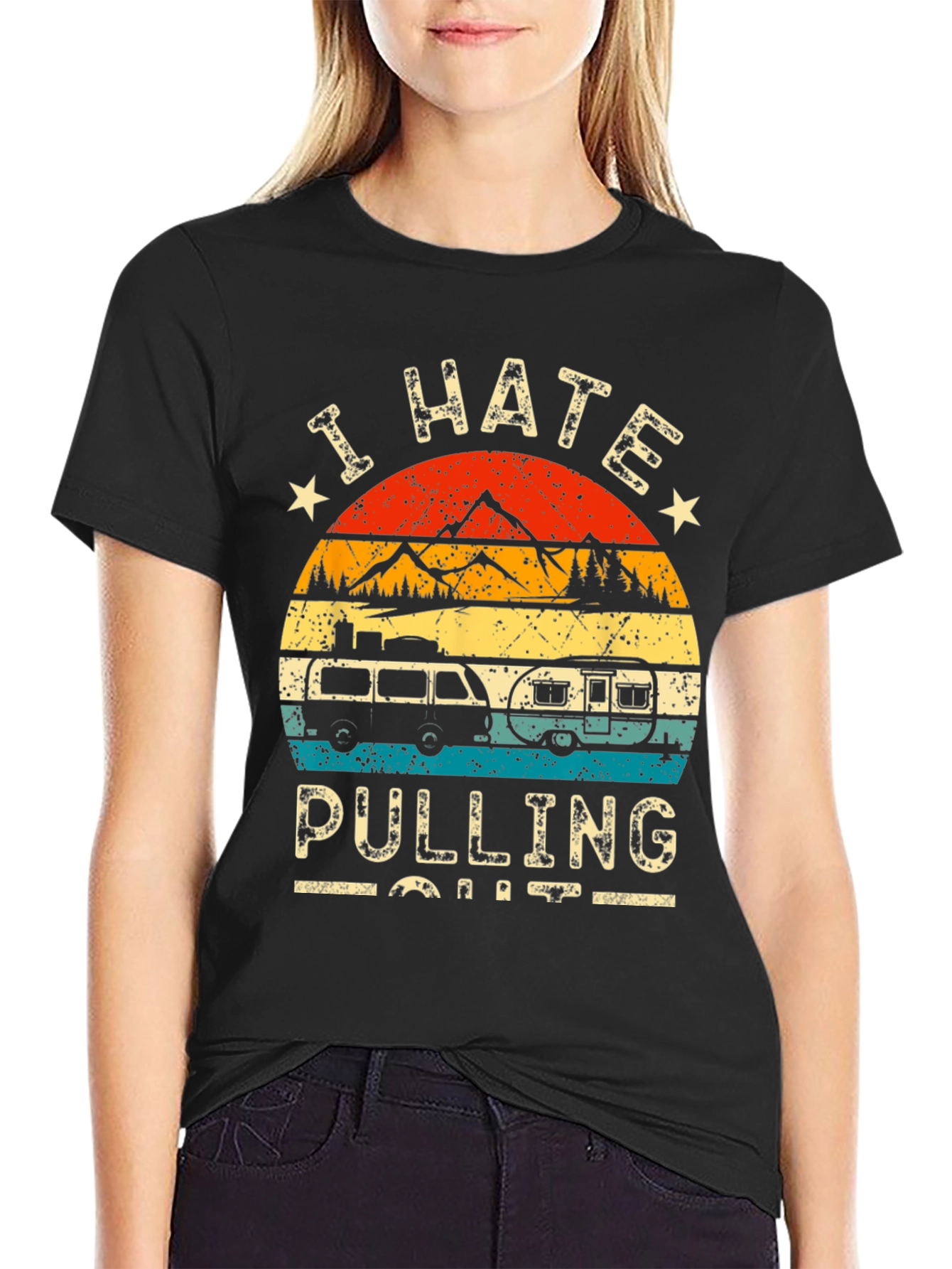 I Hate Pulling Out Camping Graphic Tee