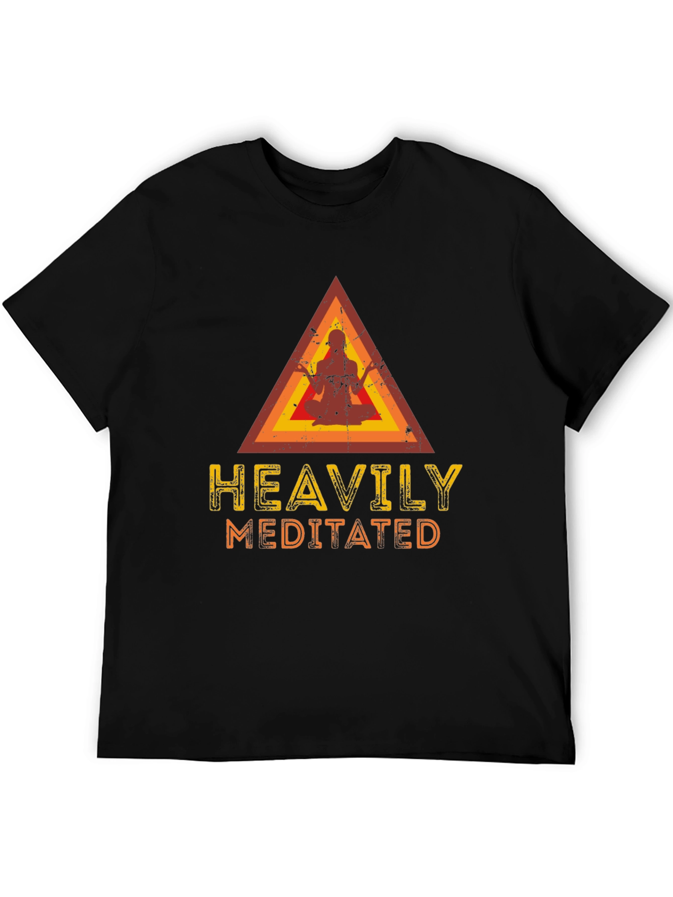 Heavily Meditated Graphic Tee - Unisex Casual T-Shirt