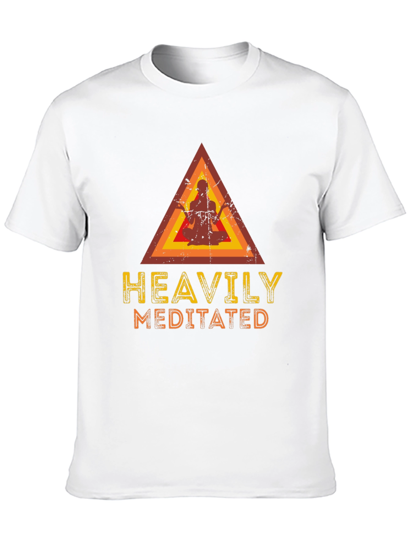 Heavily Meditated Graphic Tee - Unisex Casual T-Shirt