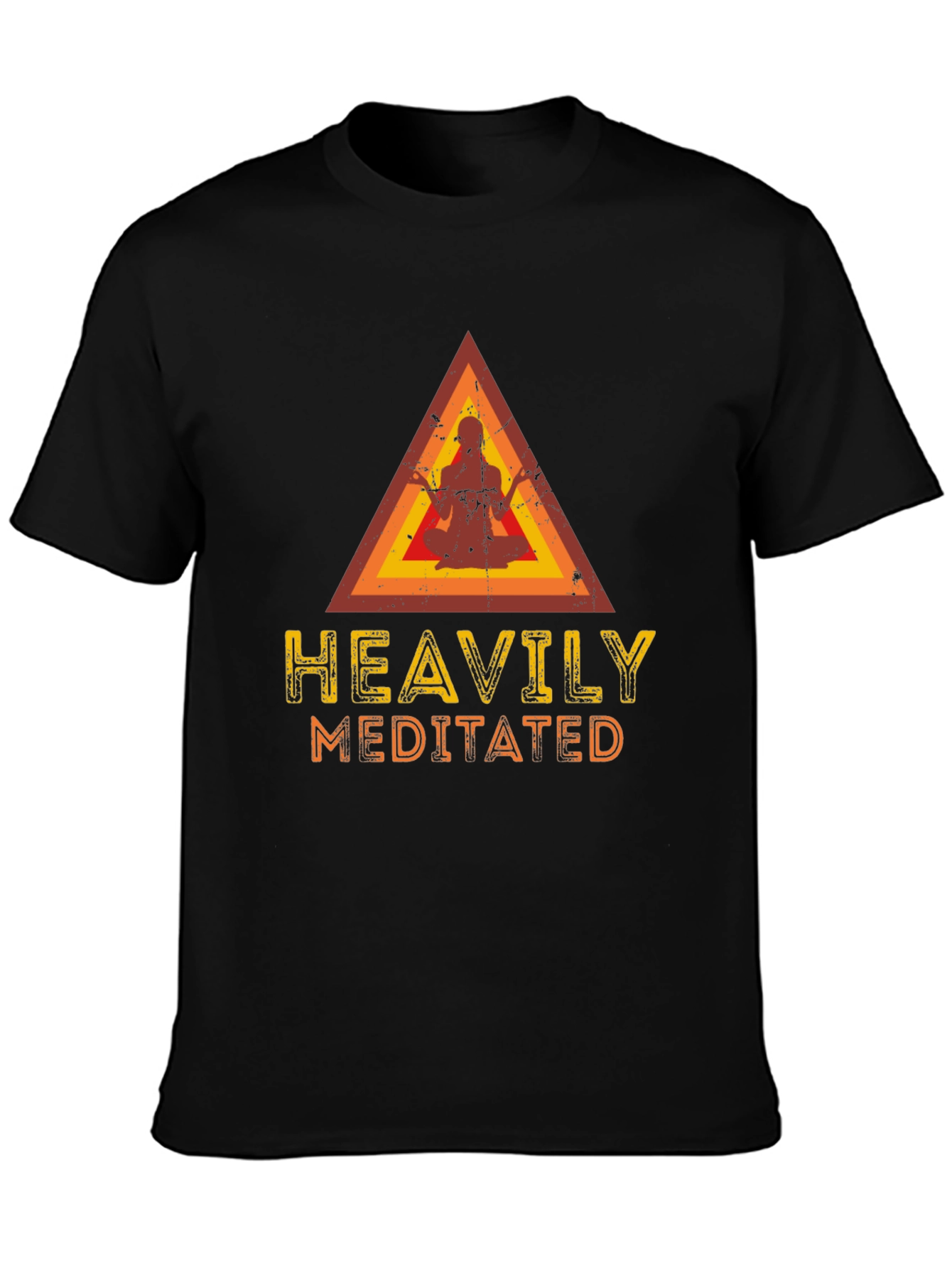 Heavily Meditated Graphic Tee - Unisex Casual T-Shirt