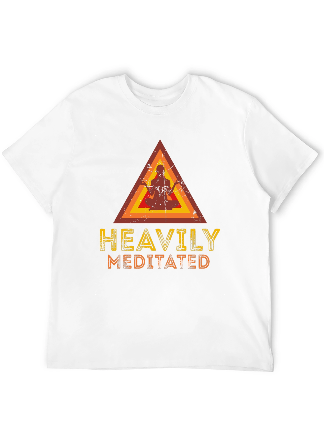 Heavily Meditated Graphic Tee - Unisex Casual T-Shirt