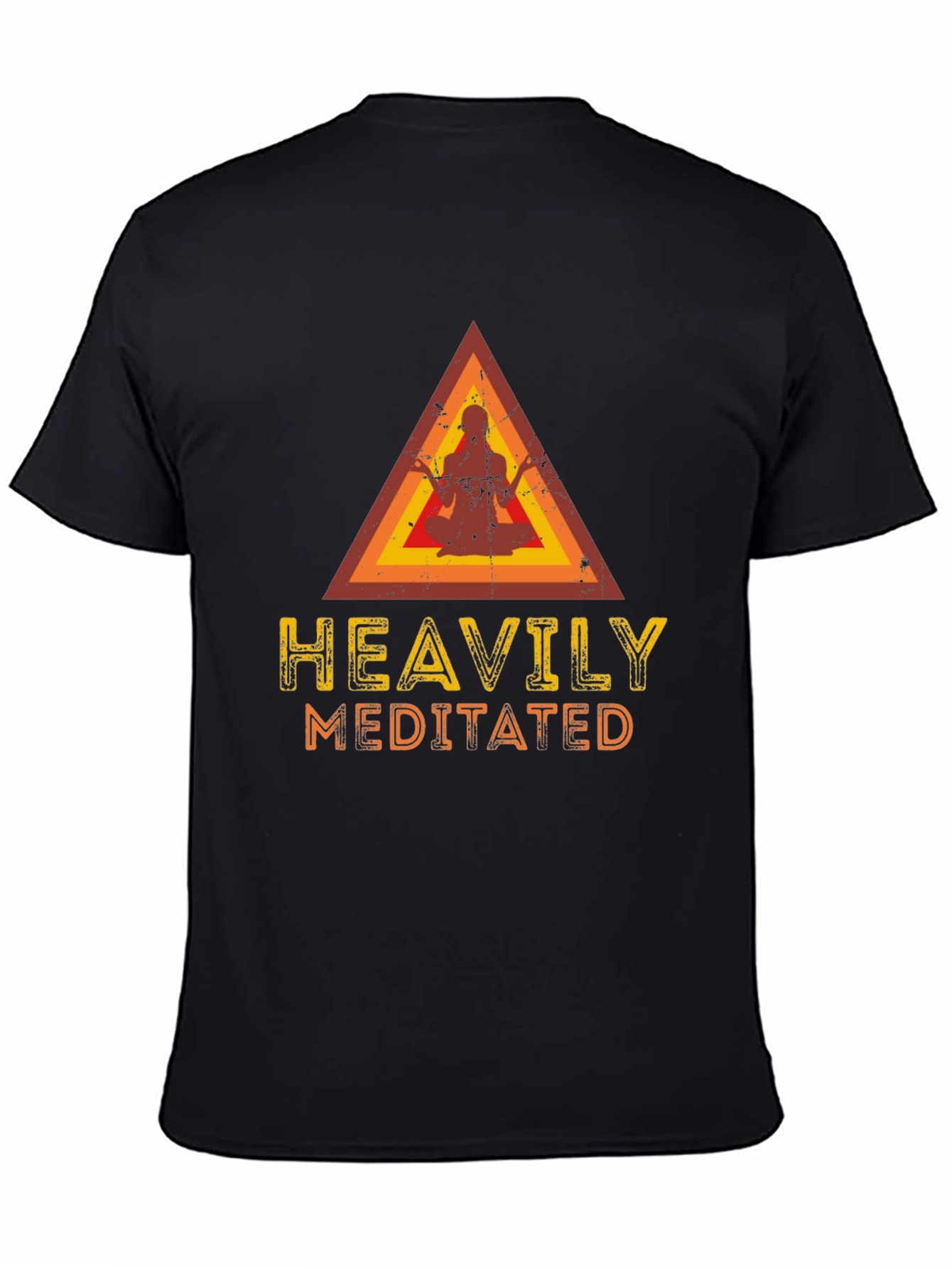 Heavily Meditated Graphic Tee - Unisex Casual T-Shirt
