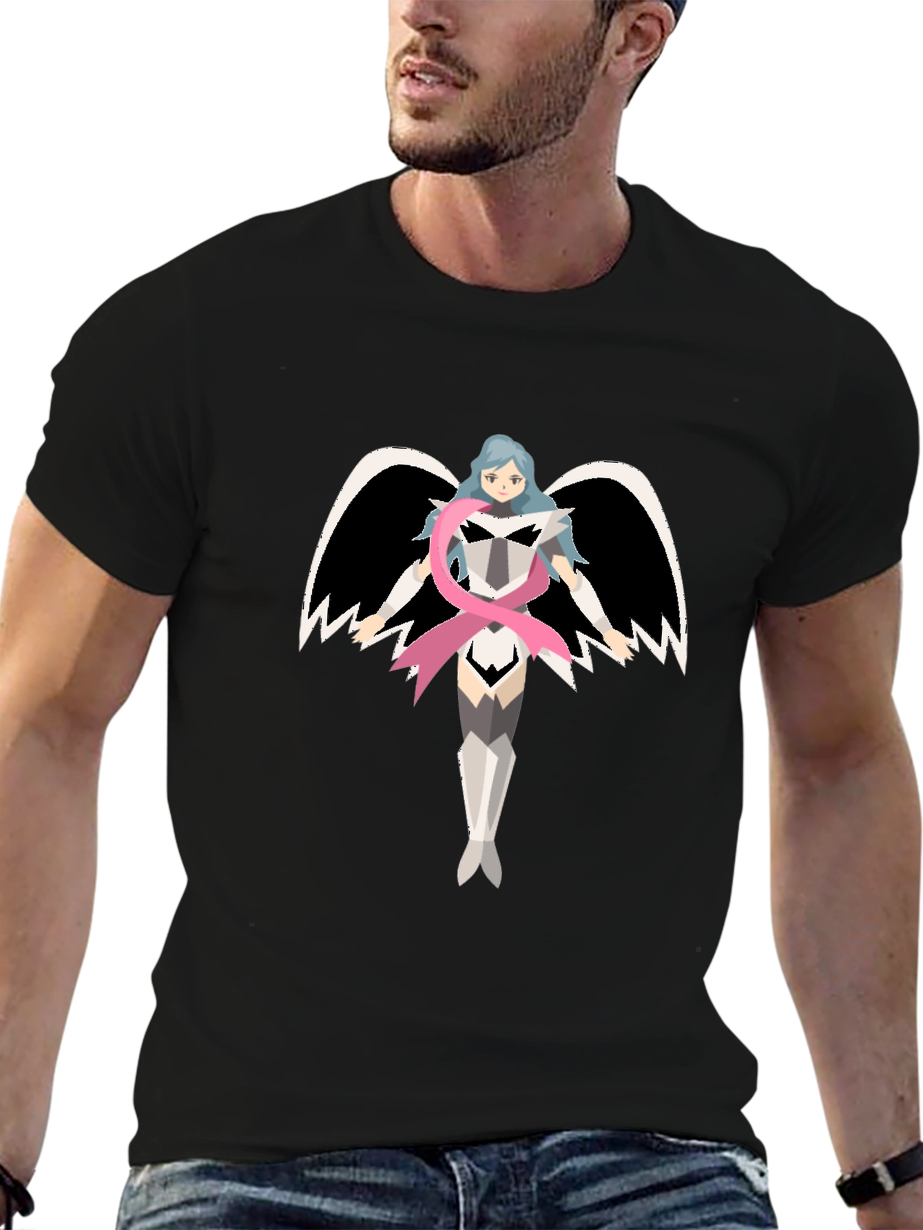 Angel Warrior Black T-shirt