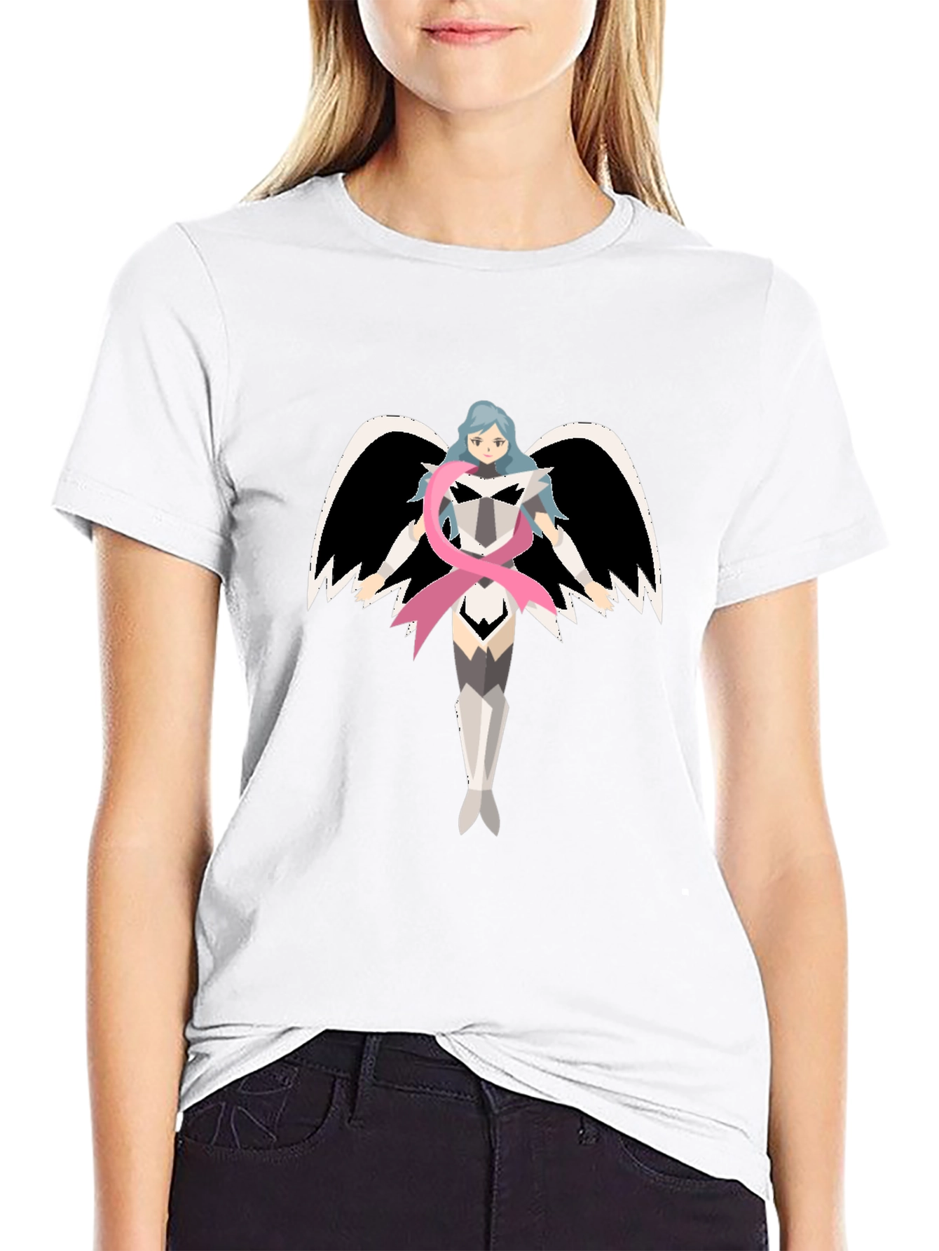 Angel Warrior Black T-shirt