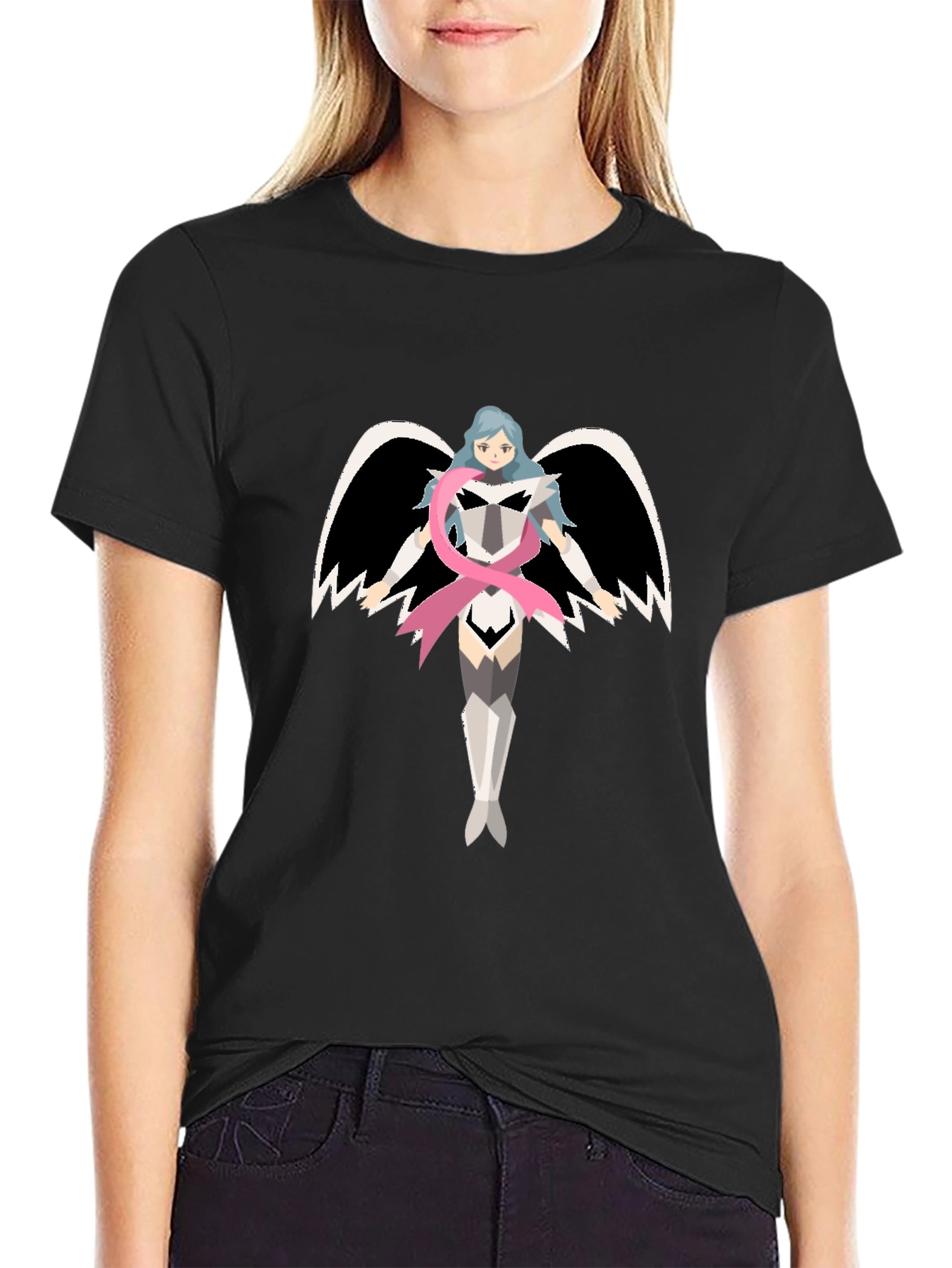 Angel Warrior Black T-shirt