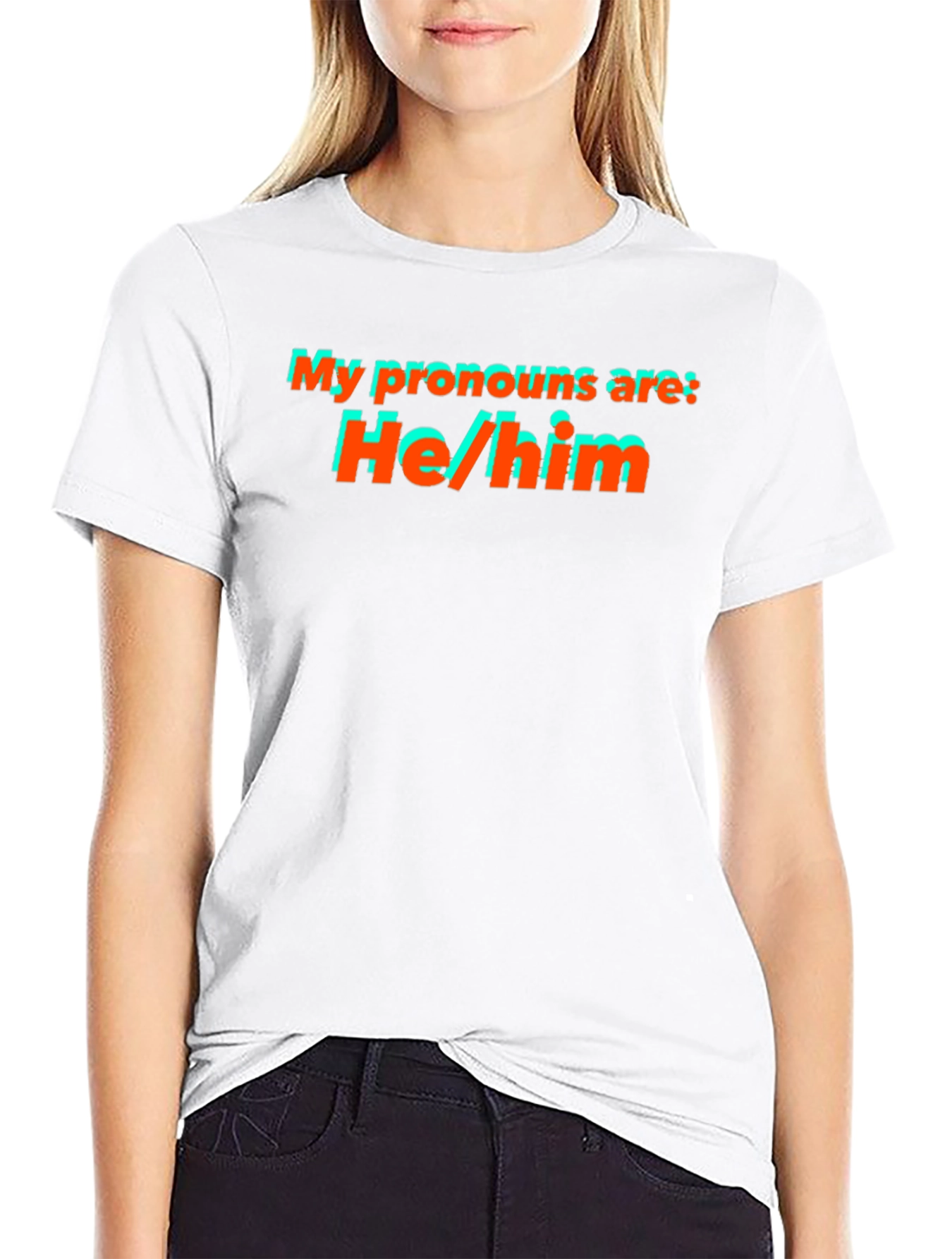 He/Him Pronoun T-Shirt