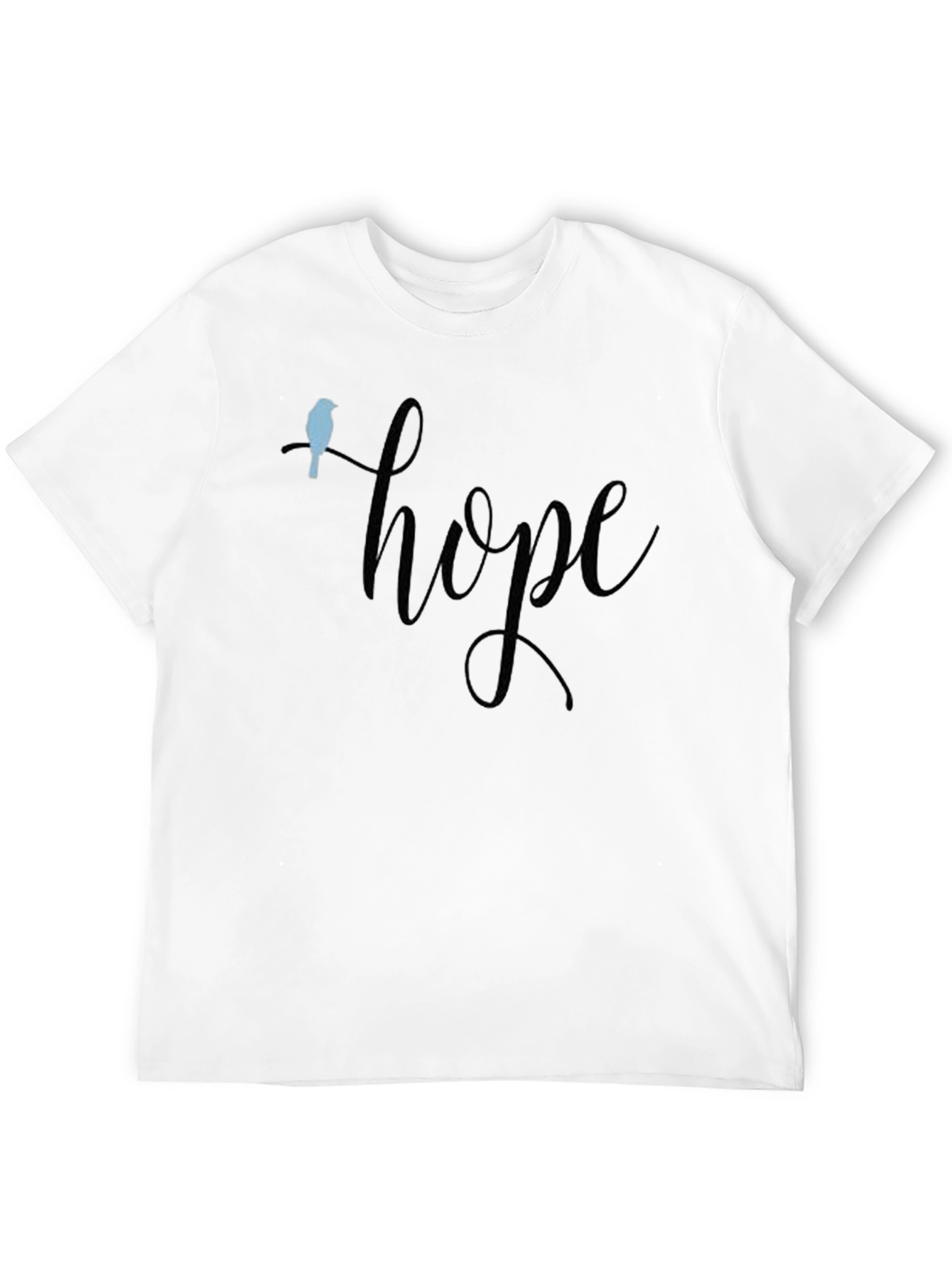 Hope Bird Tee - Unisex Black T-Shirt