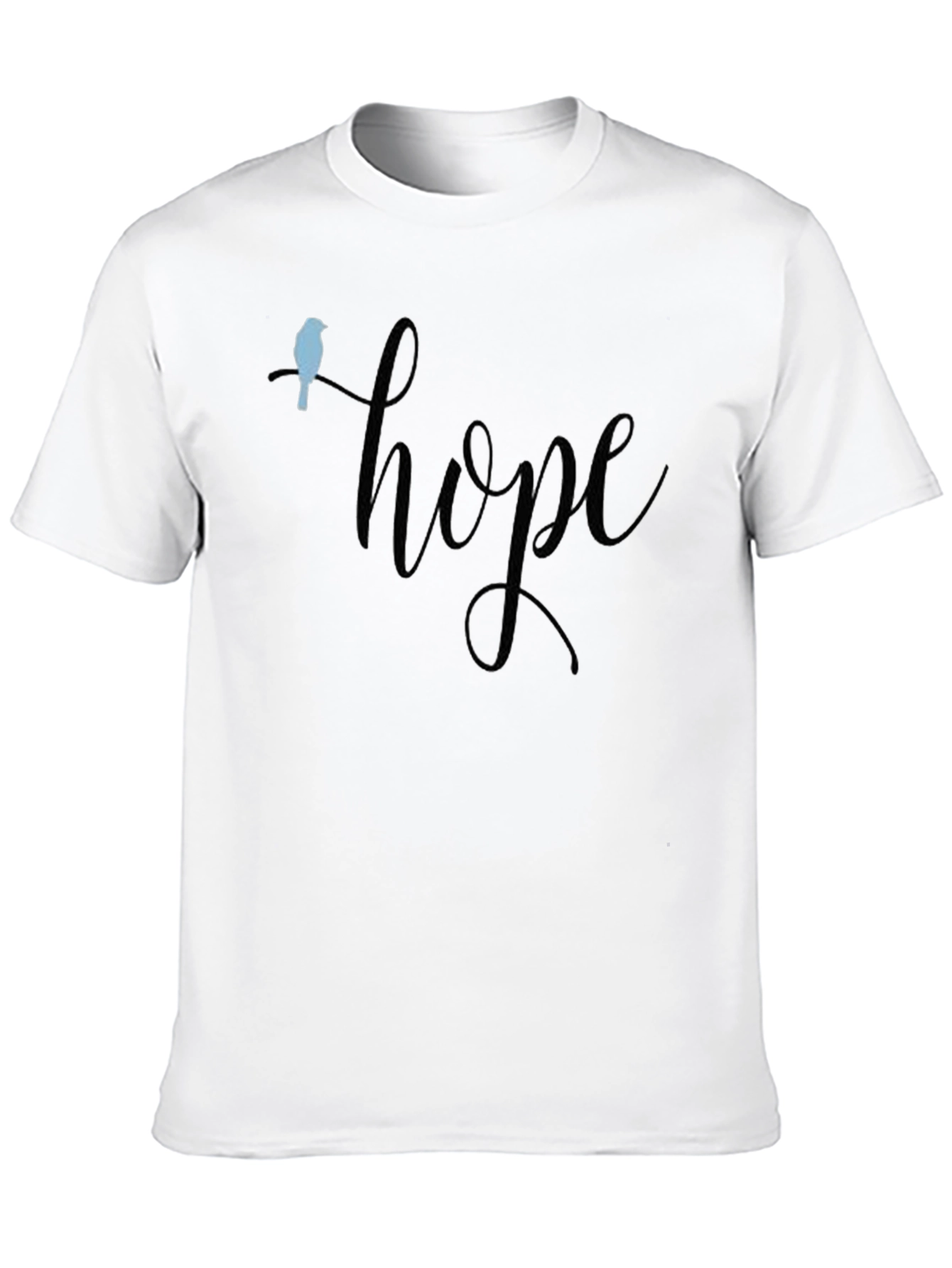 Hope Bird Tee - Unisex Black T-Shirt