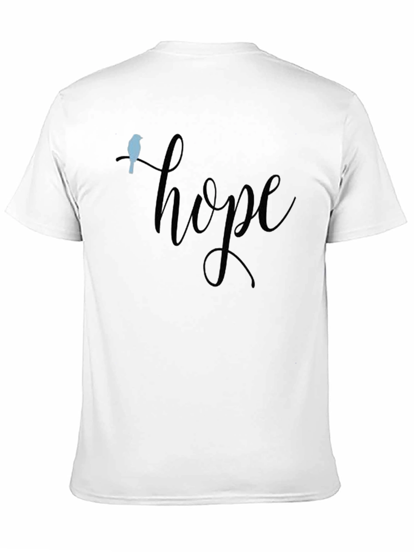 Hope Bird Tee - Unisex Black T-Shirt