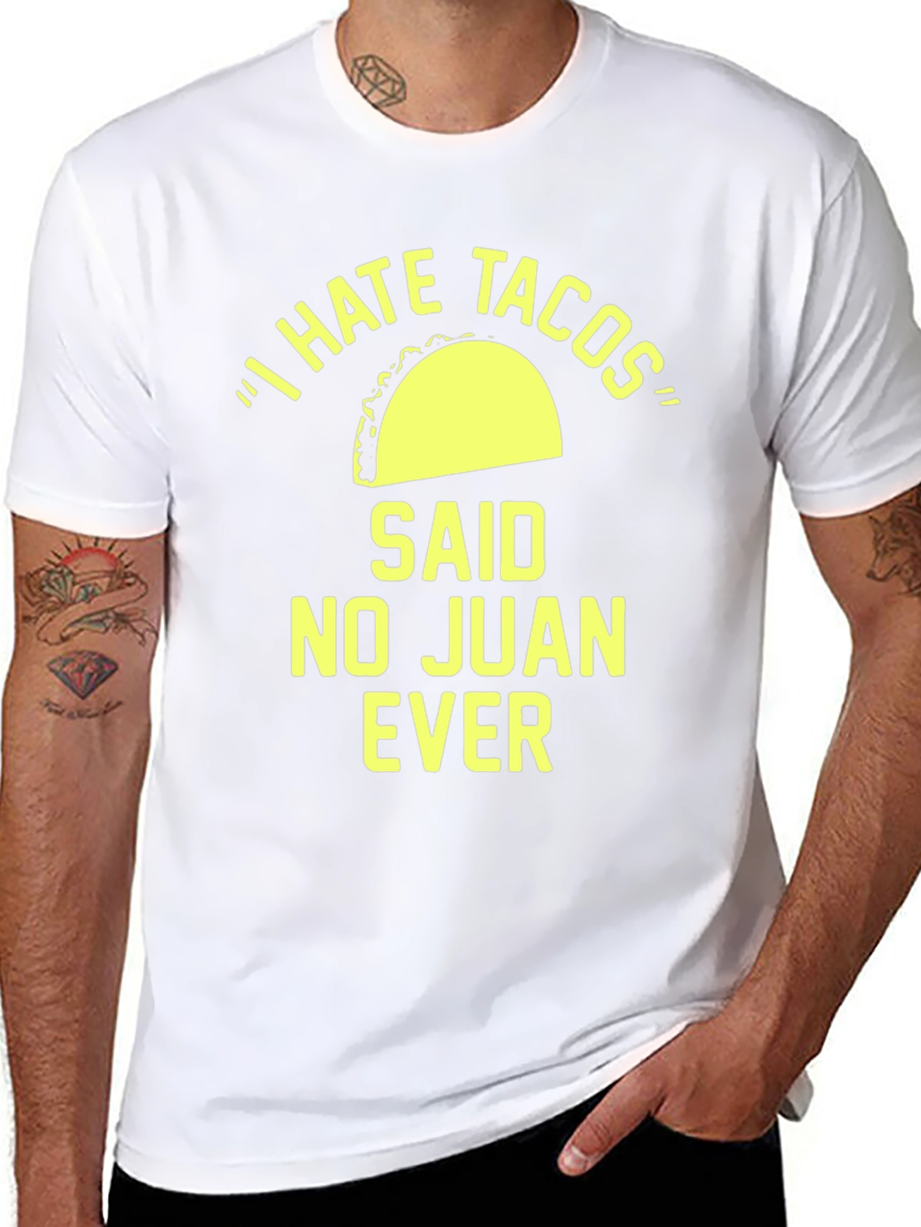I Hate Tacos Funny T-Shirt
