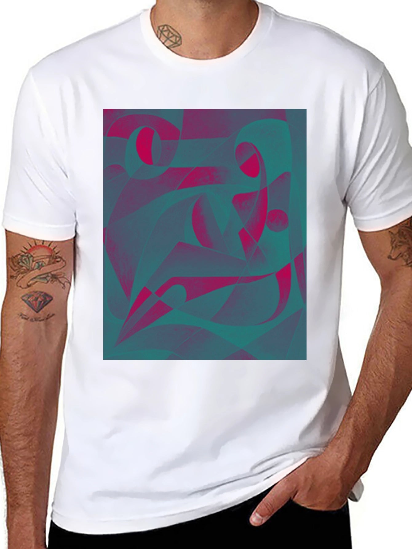 Abstract Art Tee - Modern Graphic T-Shirt