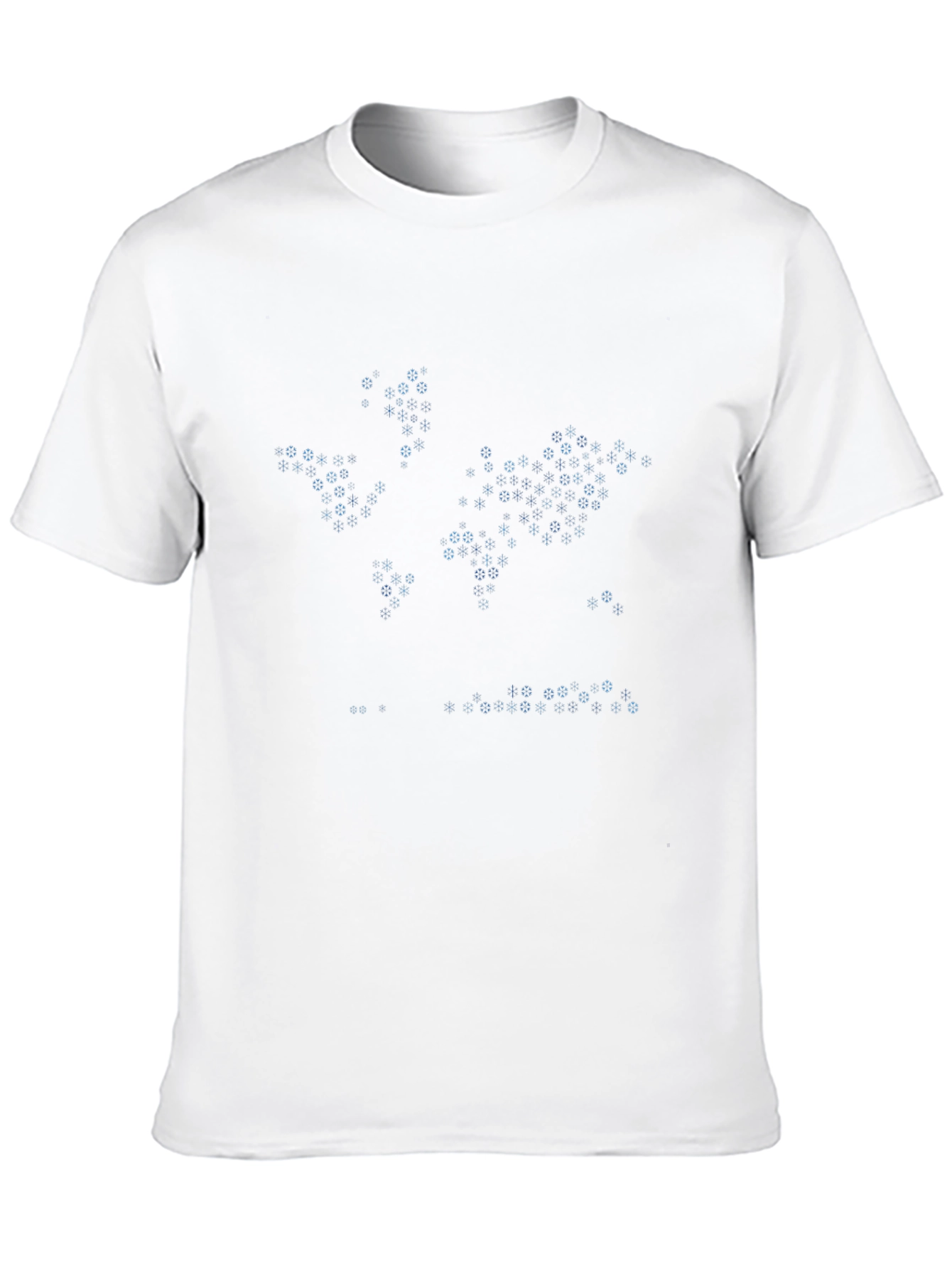 Hex World Map Black Graphic Tee