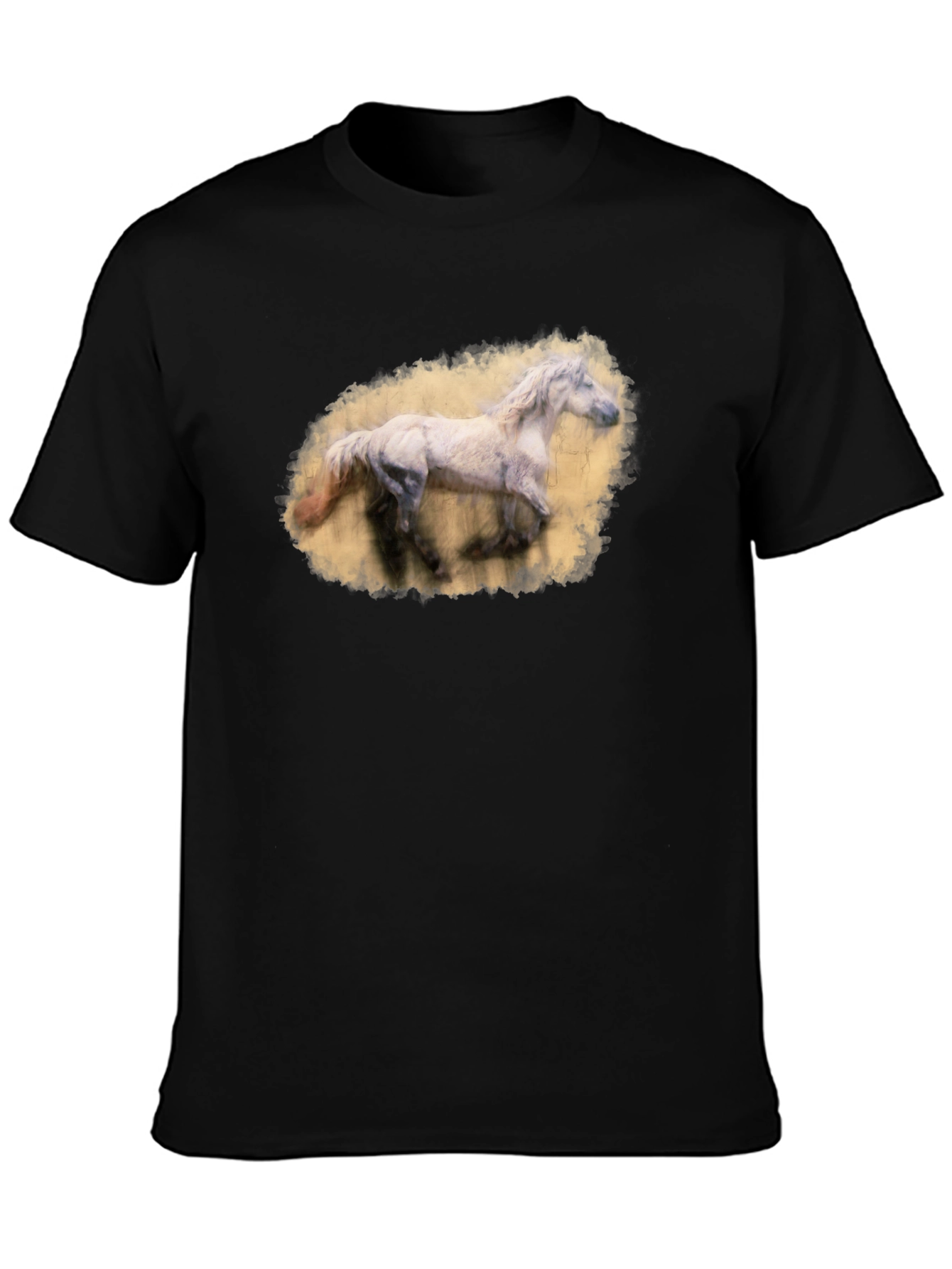 Horse Graphic Black T-Shirt