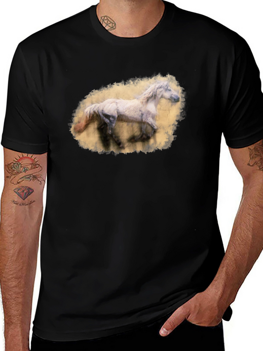 Horse Graphic Black T-Shirt