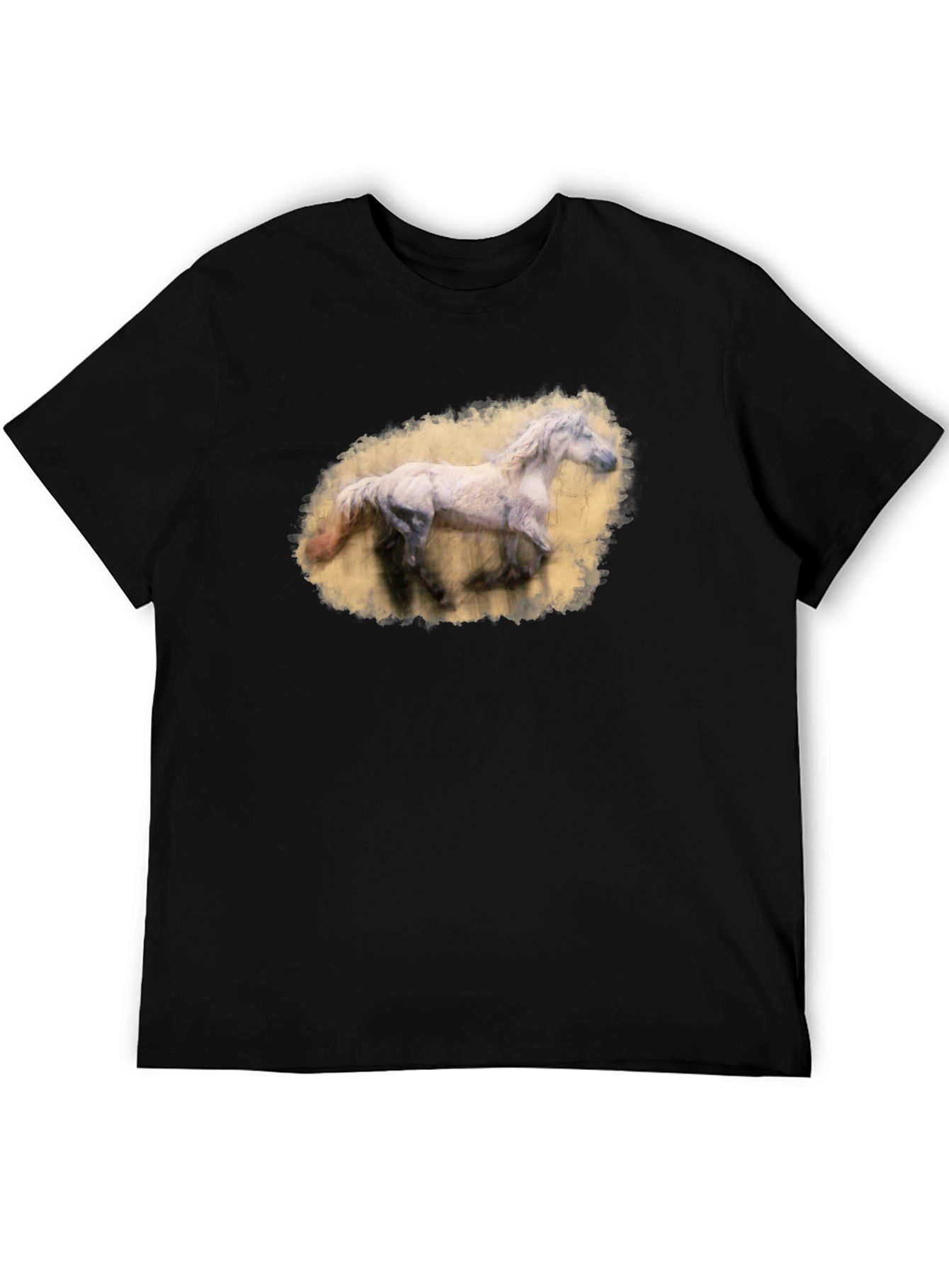 Horse Graphic Black T-Shirt