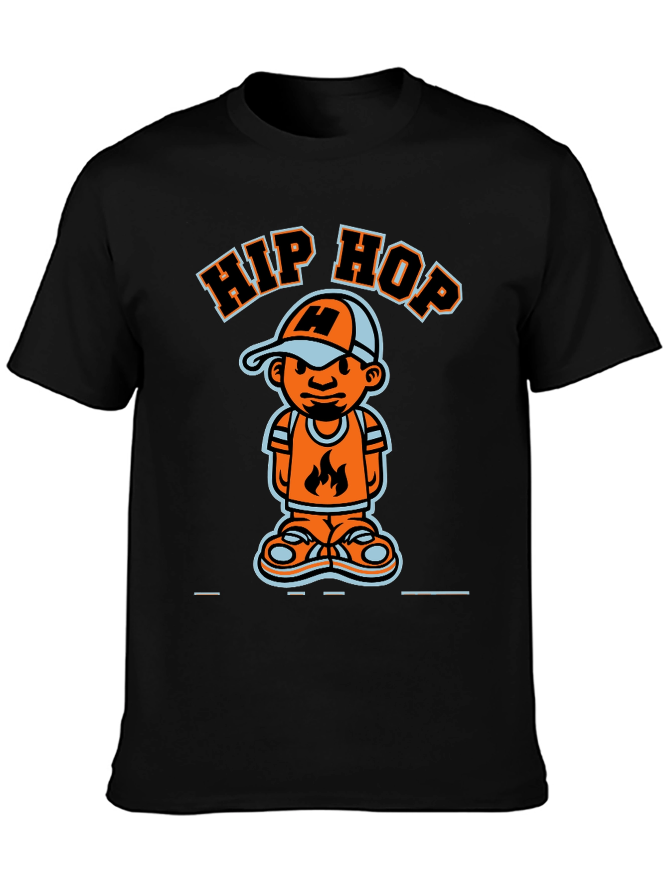Hip Hop Cartoon T-Shirt - Cool Graphic Tee