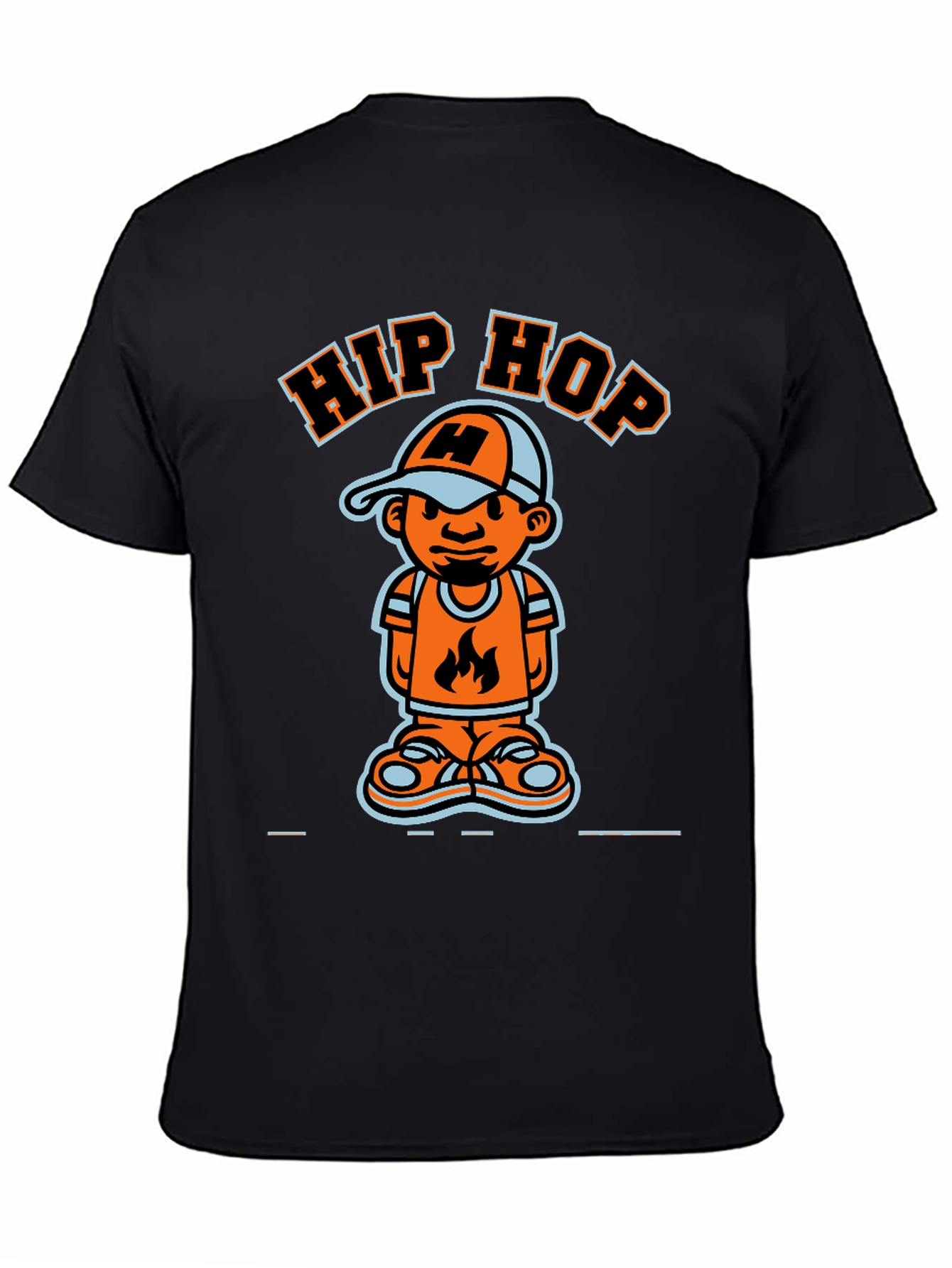 Hip Hop Cartoon T-Shirt - Cool Graphic Tee