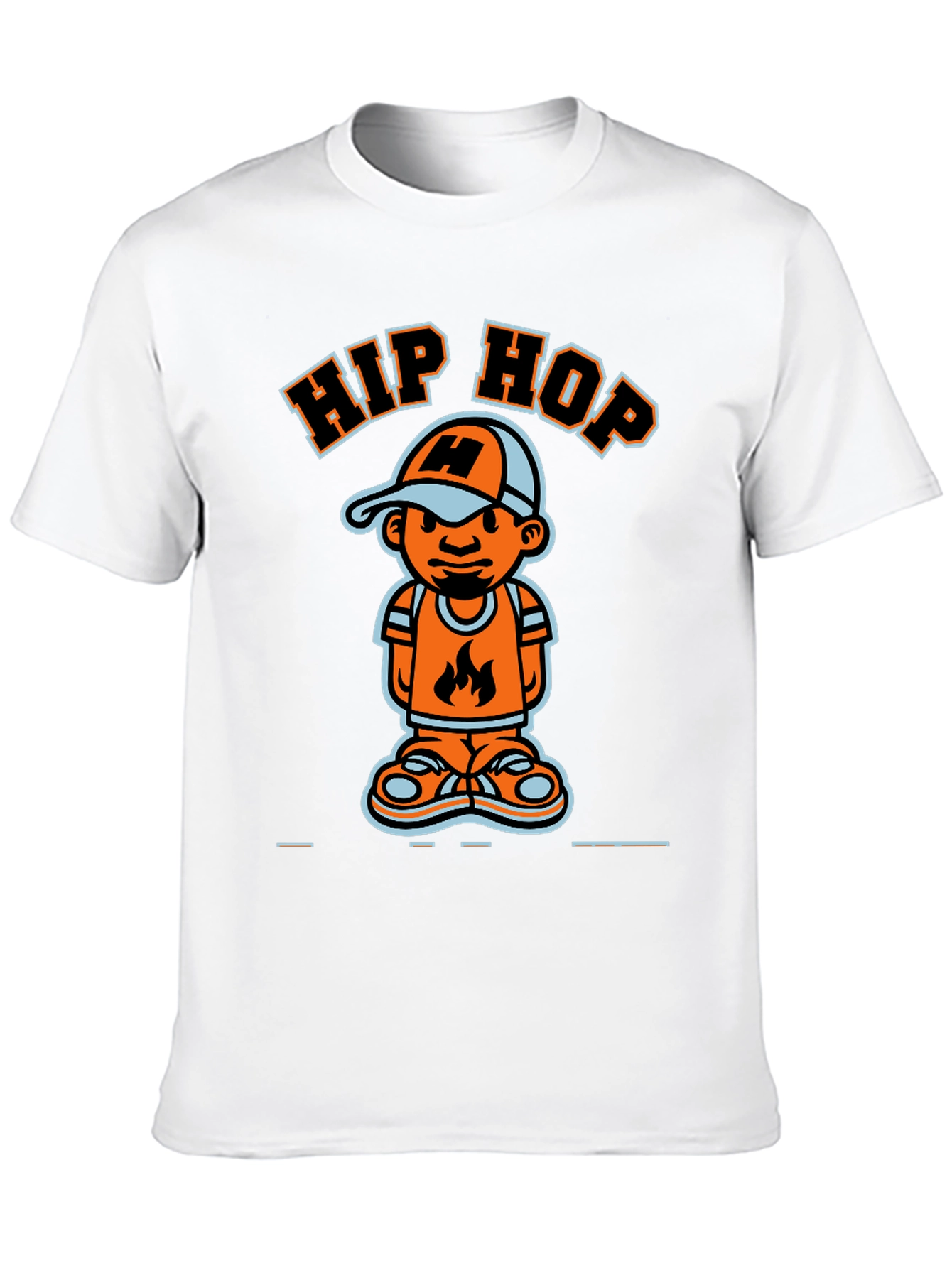 Hip Hop Cartoon T-Shirt - Cool Graphic Tee