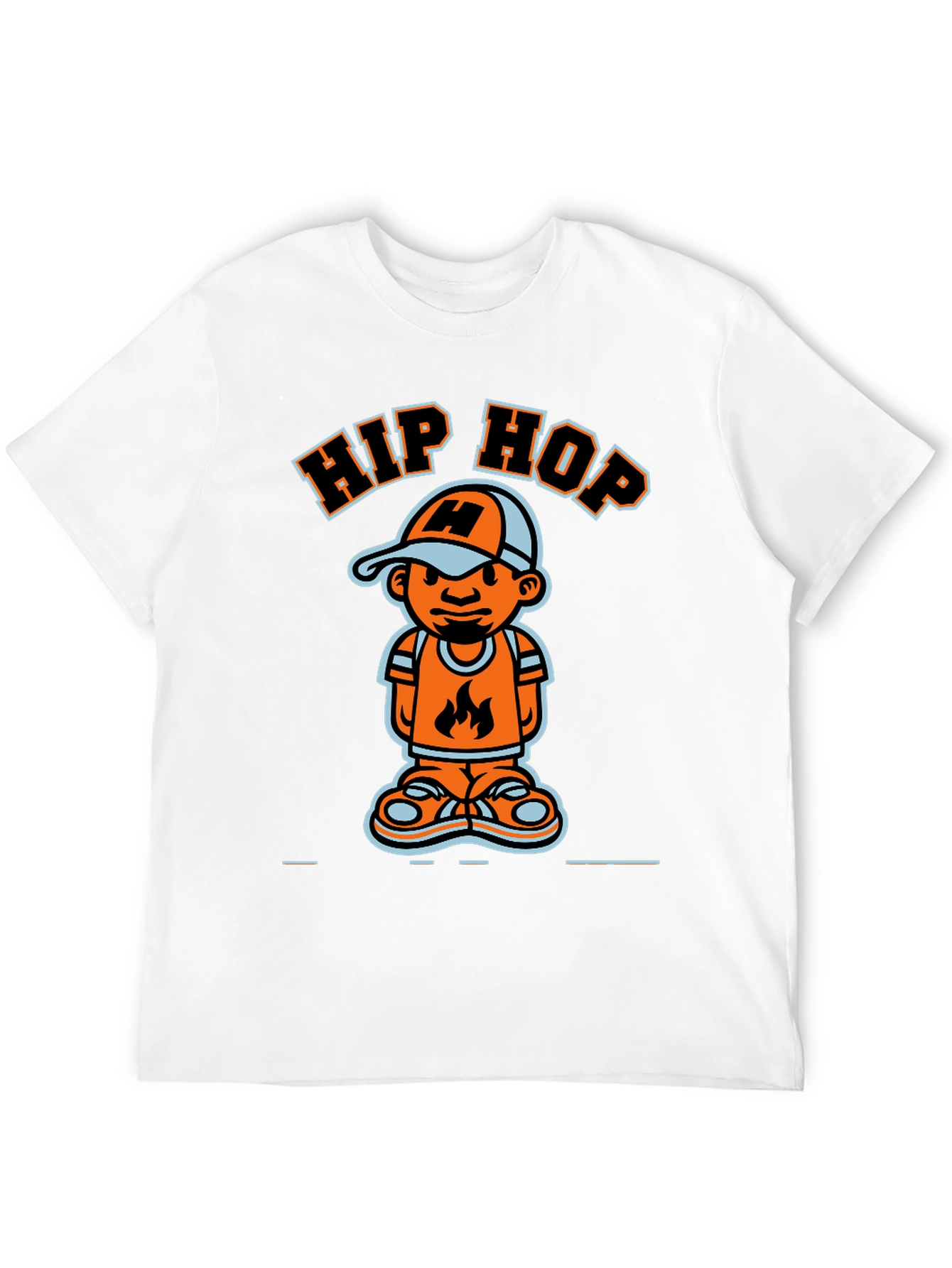 Hip Hop Cartoon T-Shirt - Cool Graphic Tee