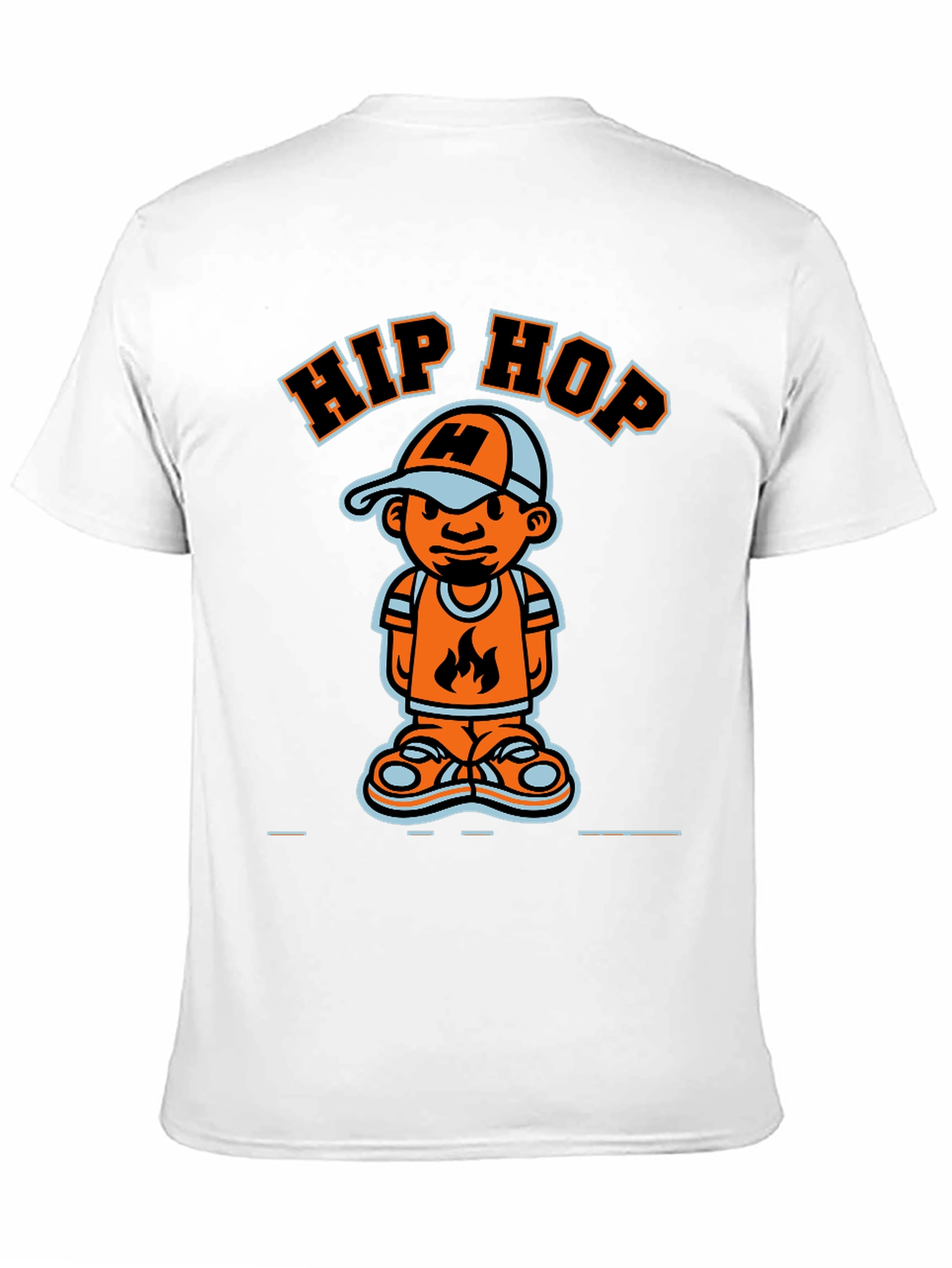 Hip Hop Cartoon T-Shirt - Cool Graphic Tee