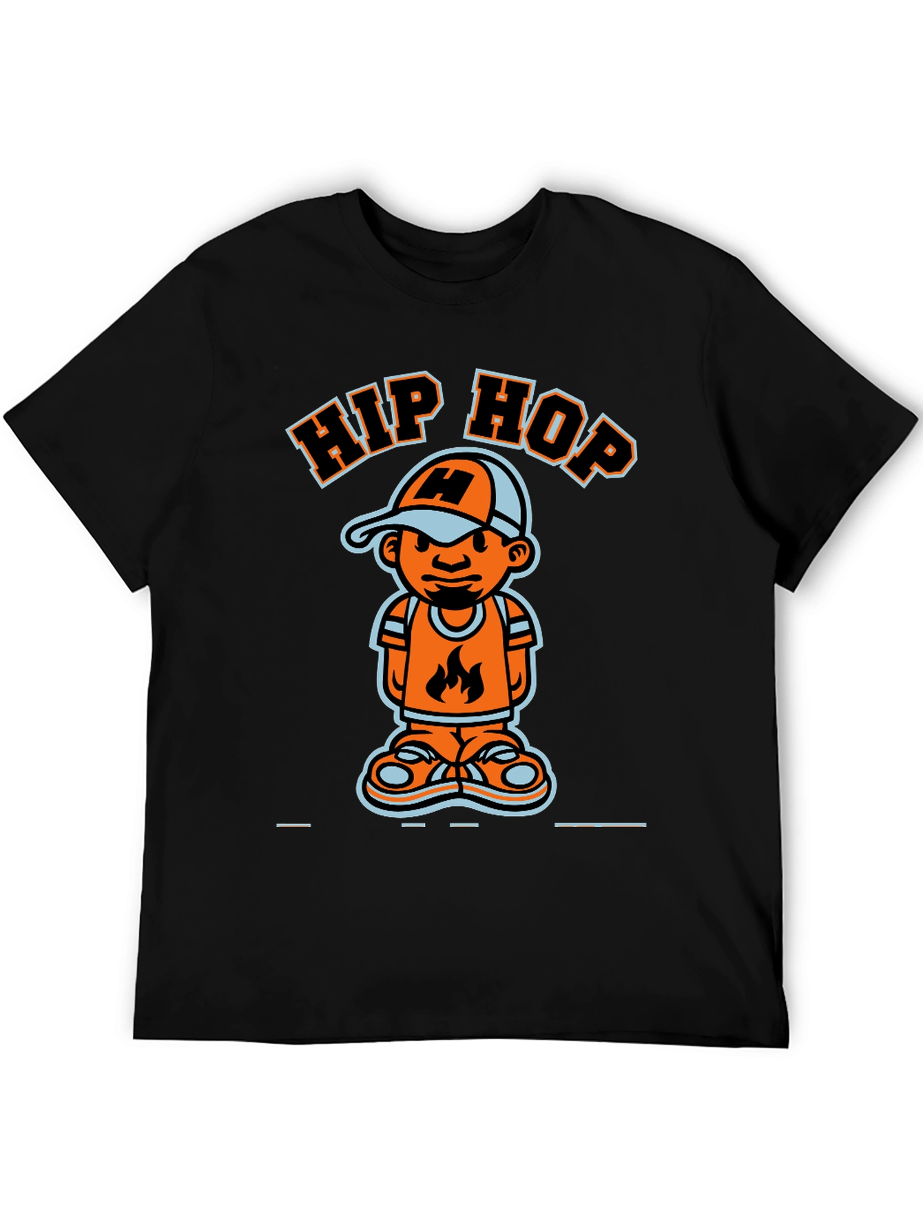 Hip Hop Cartoon T-Shirt - Cool Graphic Tee