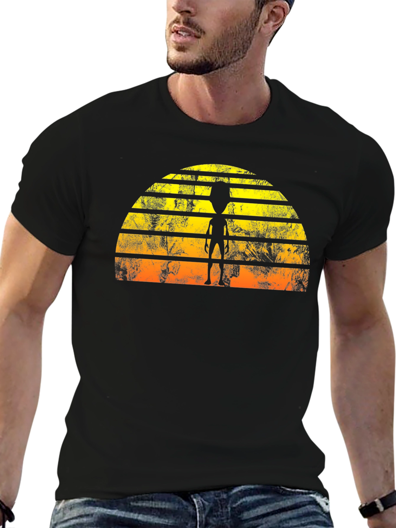 Alien Sunset Graphic Tee