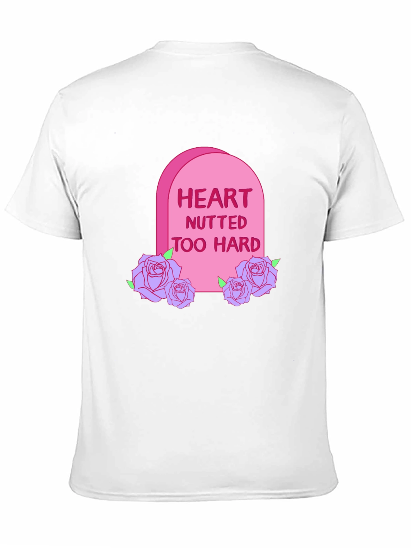 Heart Nutted Too Hard Graphic T-Shirt
