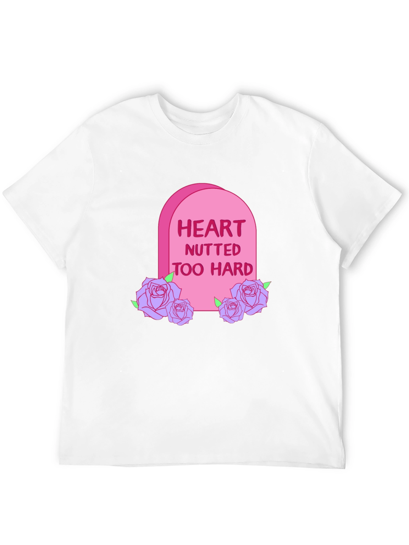 Heart Nutted Too Hard Graphic T-Shirt