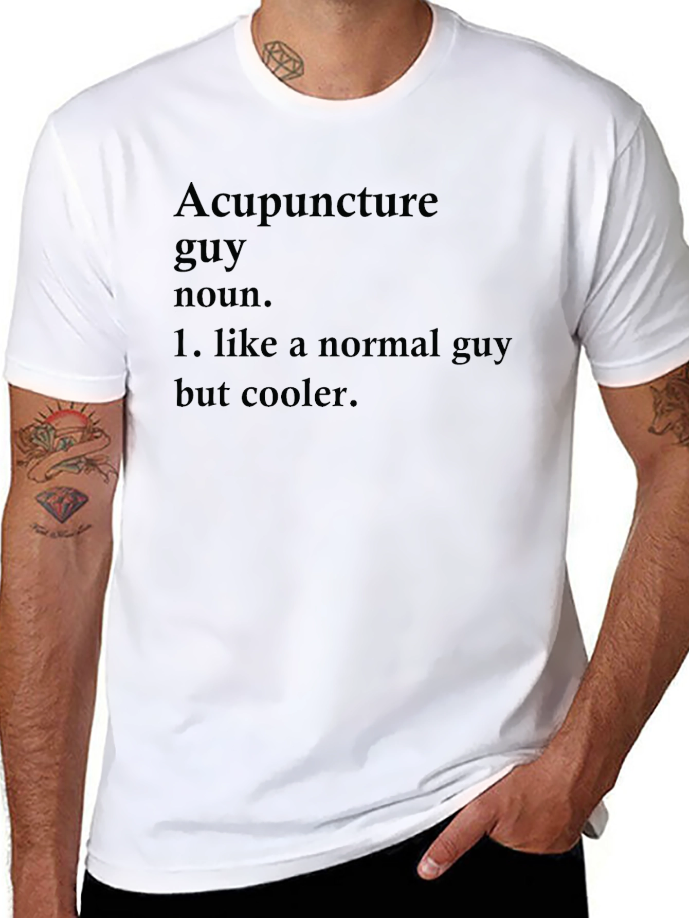 Acupuncture Guy Definition T-Shirt - Cool & Unique Design