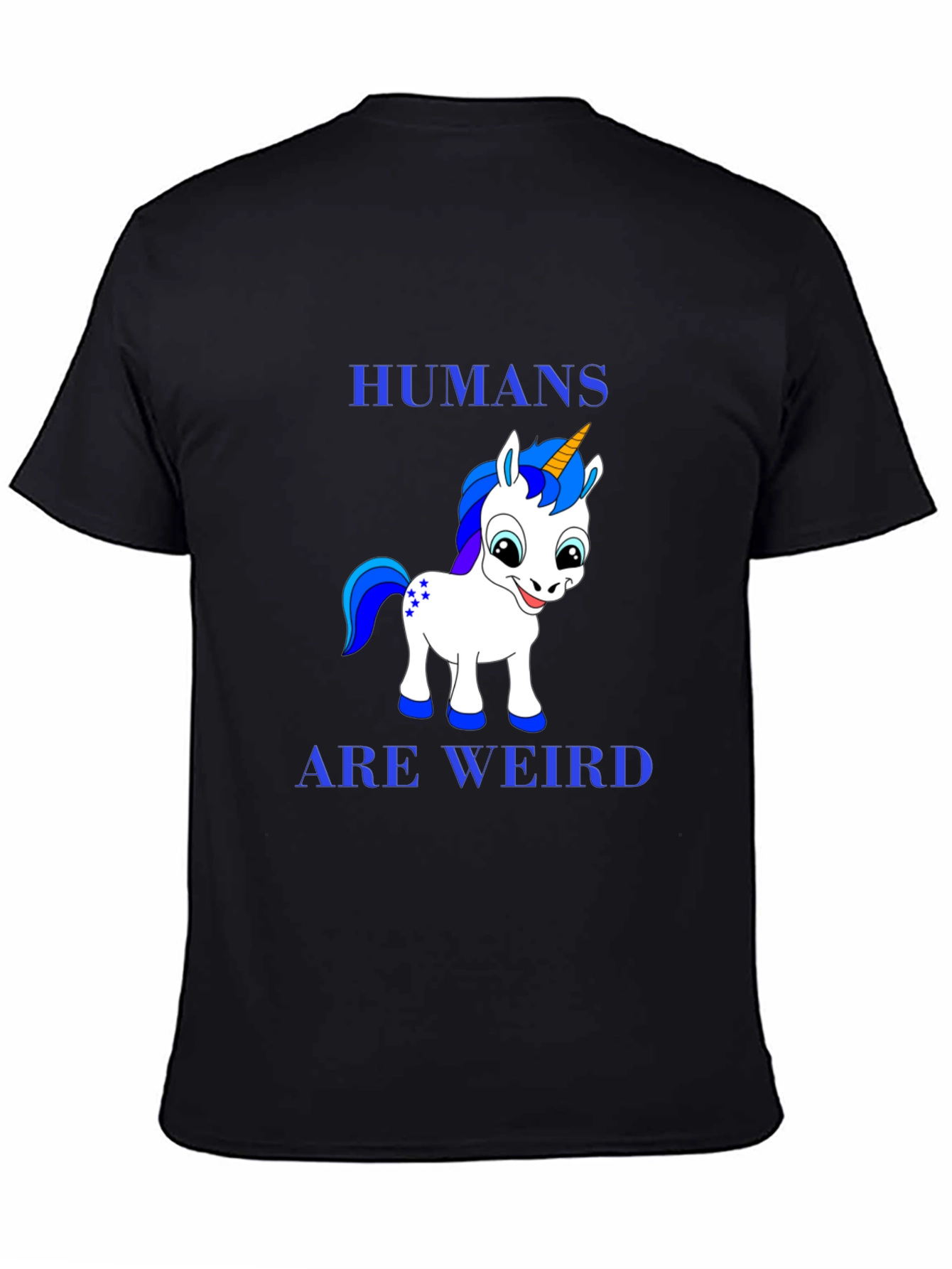 Humans Are Weird Unicorn Graphic T-Shirt
