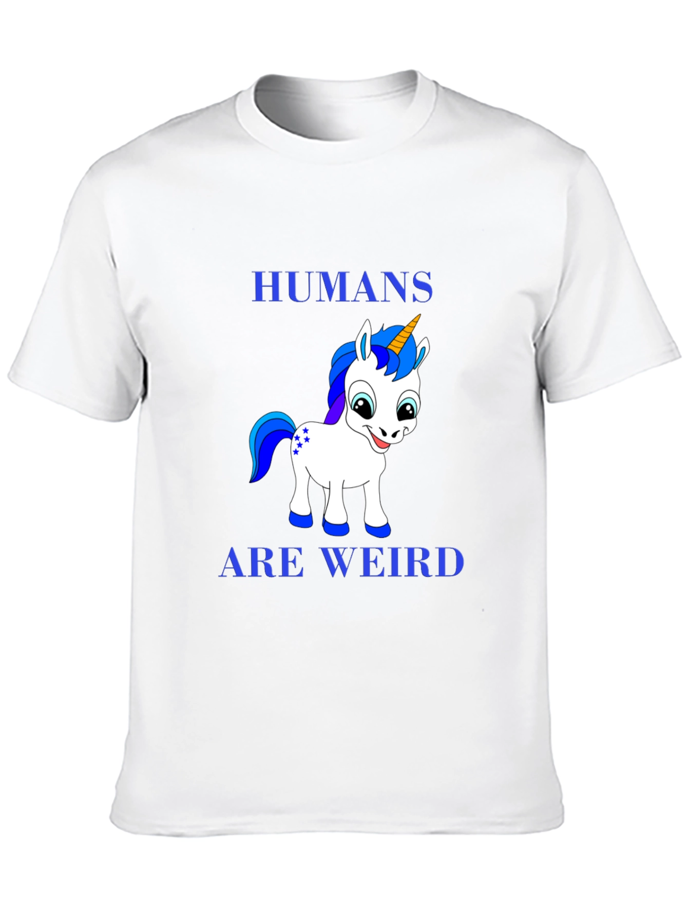 Humans Are Weird Unicorn Graphic T-Shirt