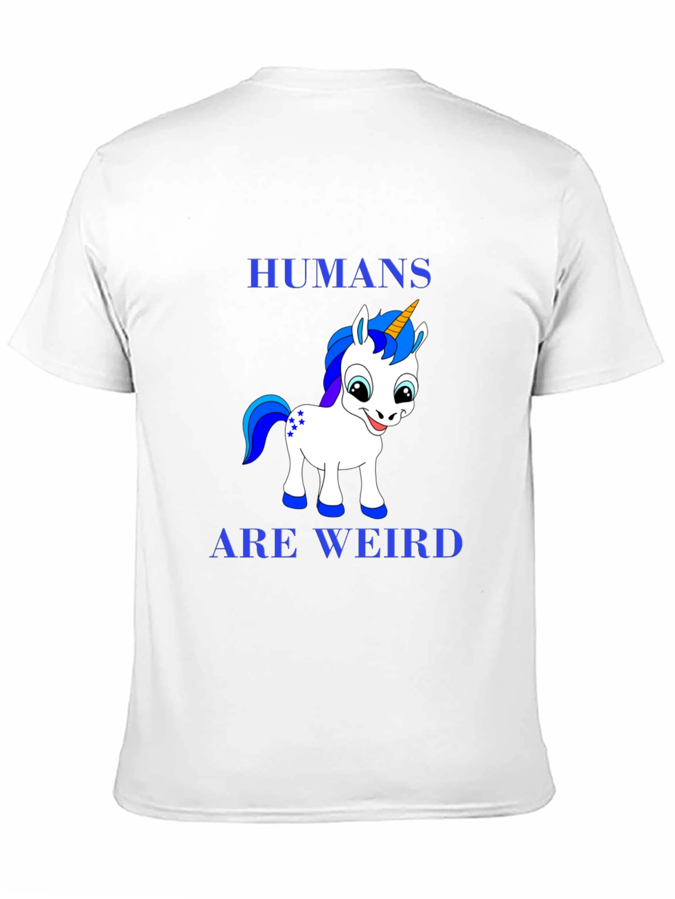 Humans Are Weird Unicorn Graphic T-Shirt