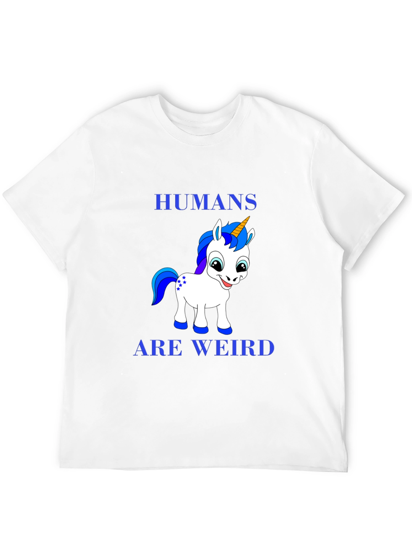 Humans Are Weird Unicorn Graphic T-Shirt