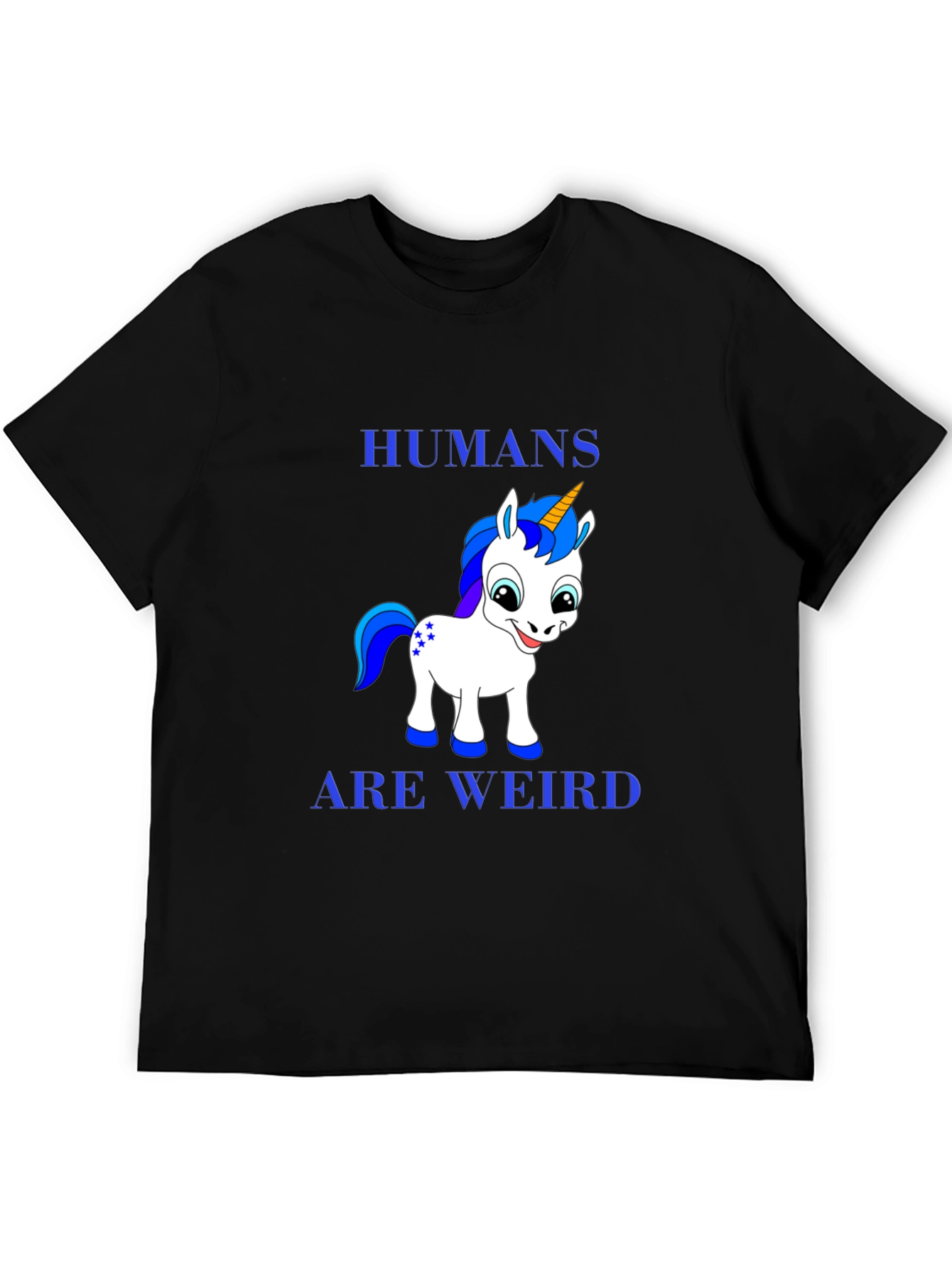 Humans Are Weird Unicorn Graphic T-Shirt