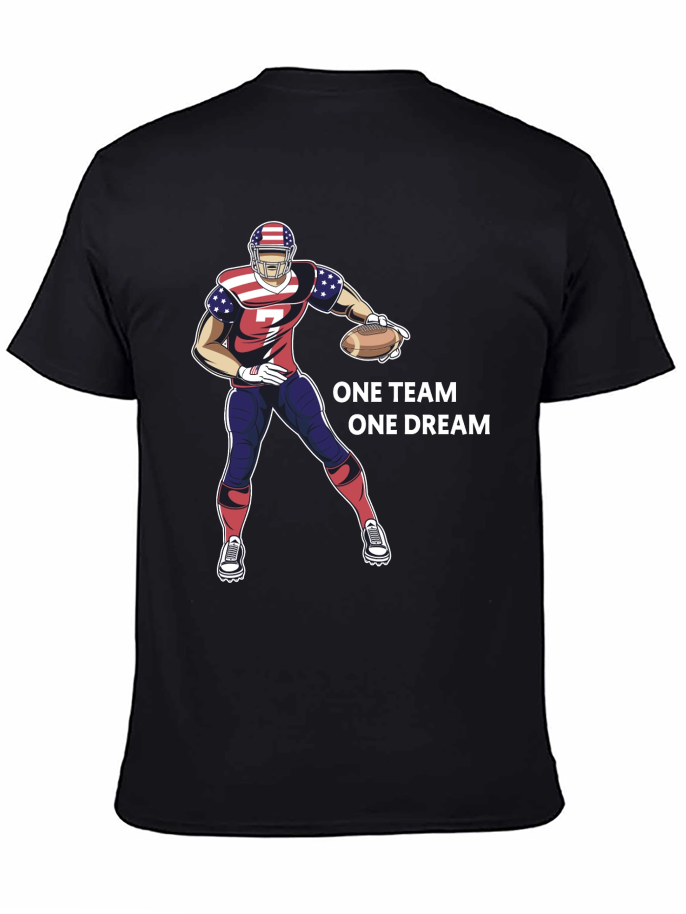 American Football T-Shirt - One Team One Dream