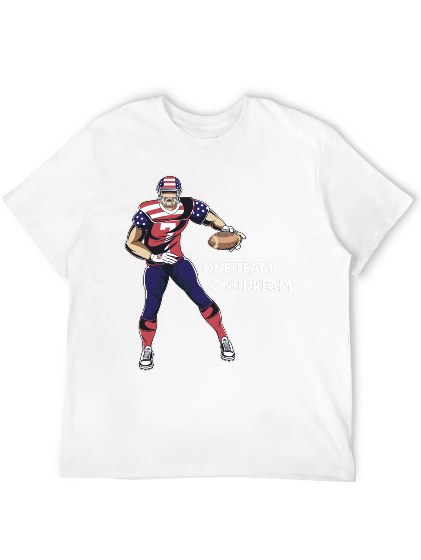 American Football T-Shirt - One Team One Dream